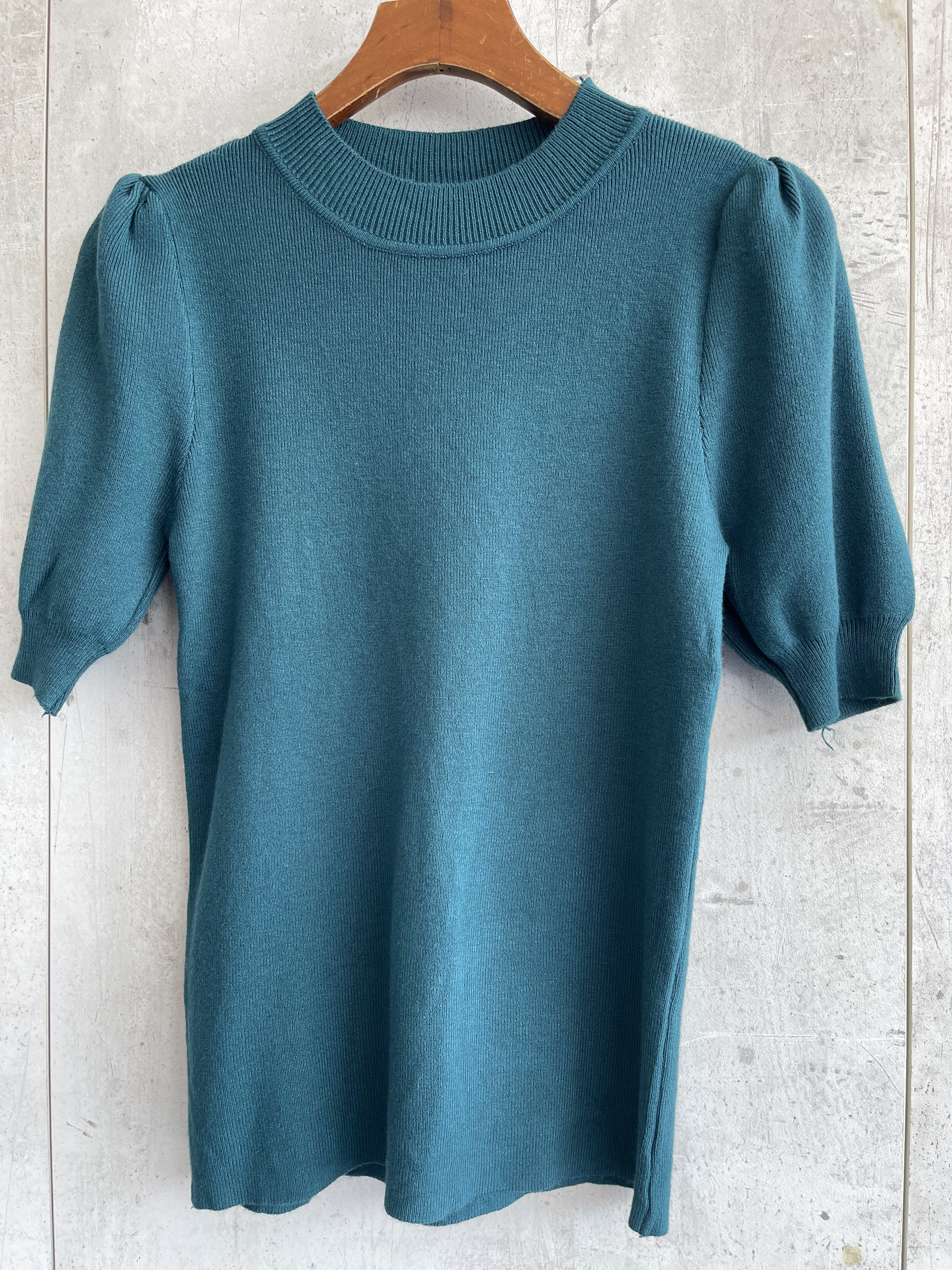 2283 Belle Basic Knit Top W Puffy Sleeve (B 37-50cm; L 50cm)