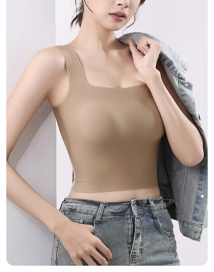 GZ July Stream #20: (PO) 1625 Contour Square Tank Padded Top (M Size: B 33-38cm; L 37cm, L Size: B 35-40cm; L 38cm, XL Size: B 37-42cm; L 39cm, 2XL Size: B 39-44cm; L 40cm, 3XL Size: B 41-46cm; L 41cm, 4XL Size: B 43-48cm; L 42cm)