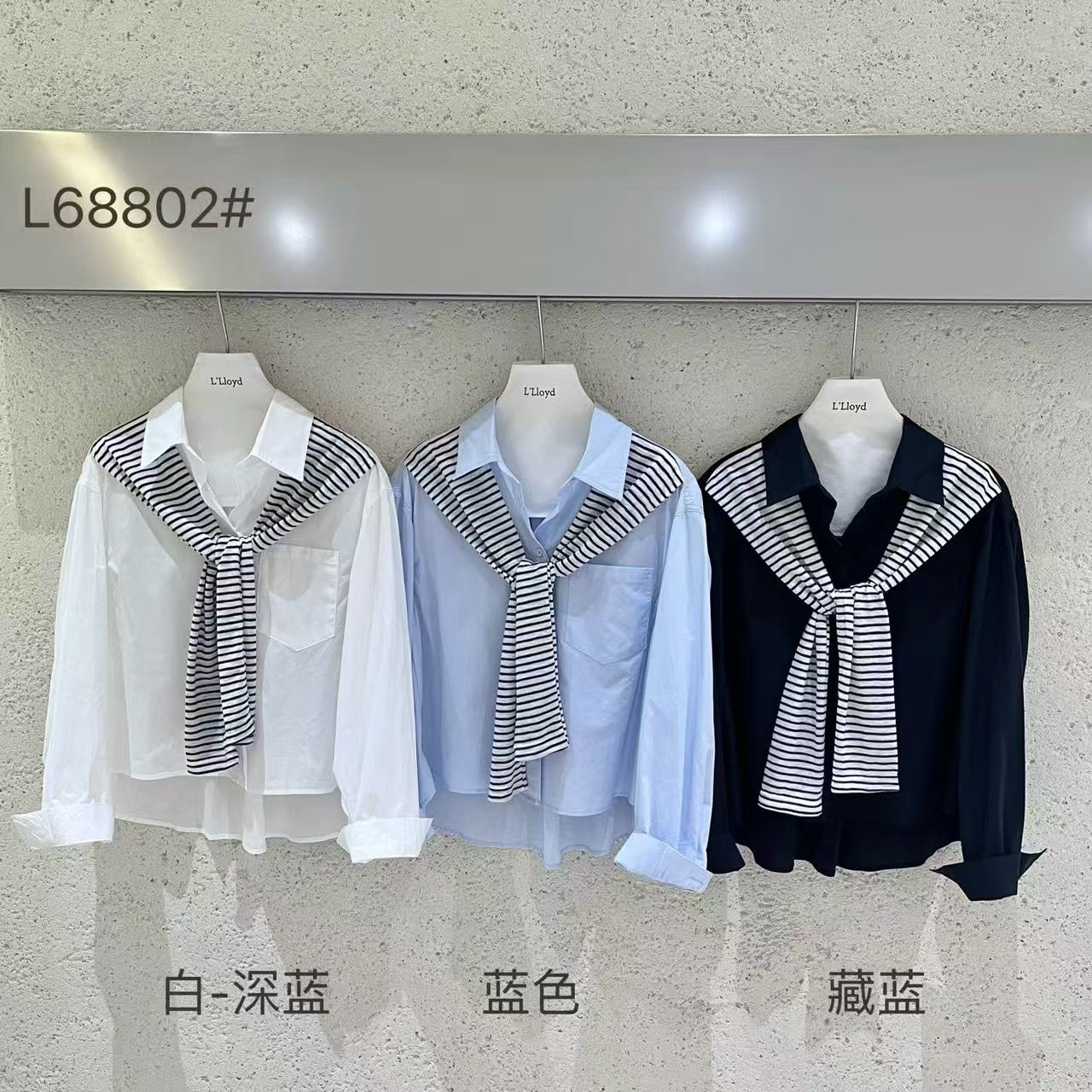 GZ July Stream #10: (PO) L68802 Nautical Sailor Blouse (B50cm; L50cm)