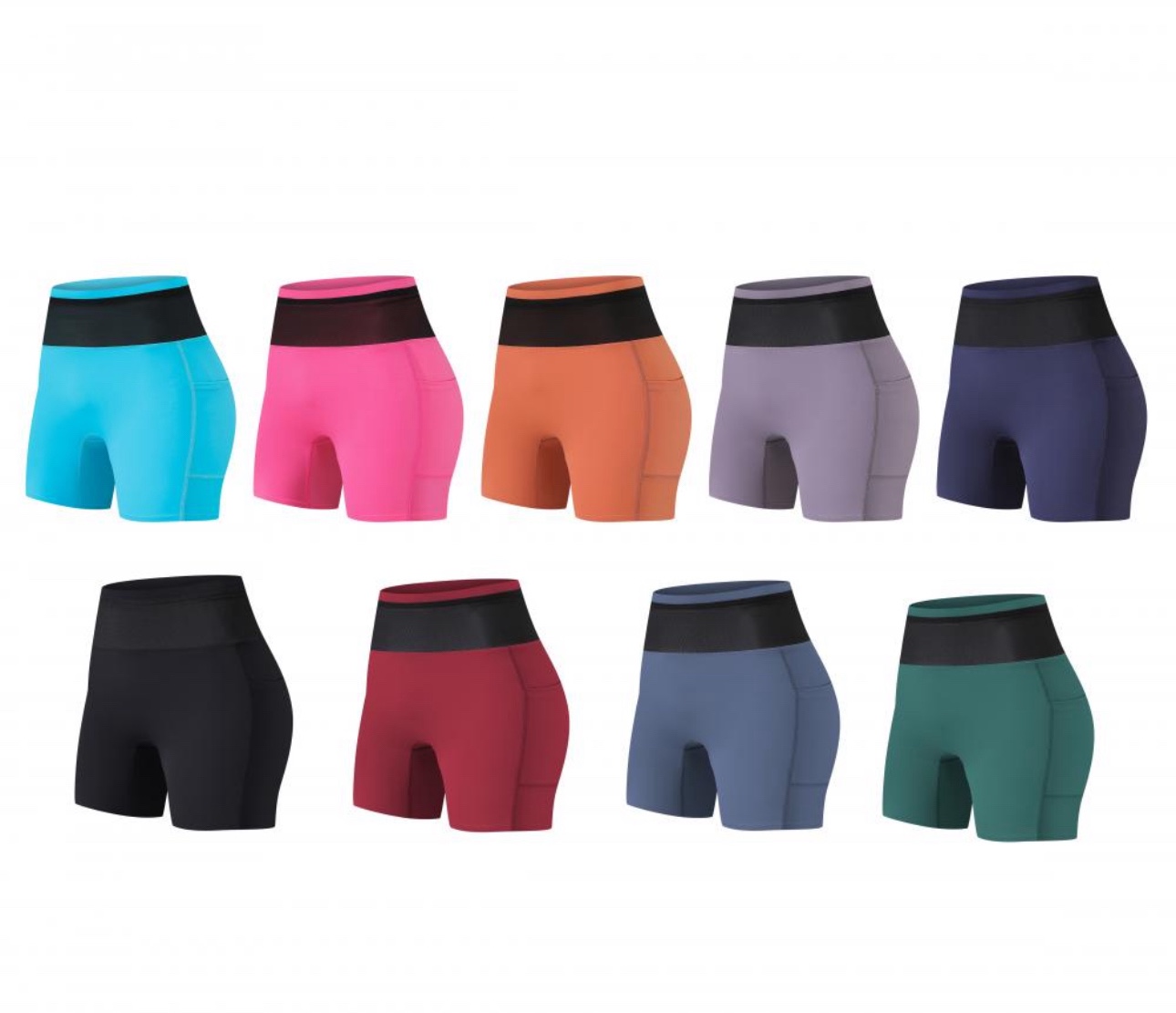 GZ Jan Stream #8: (PO) W2351 Women Fitness Running Yoga Compression Pants (S: UW 27cm; H 35cm; L 47cm, M: UW 29cm; H 37cm; L 48cm, L: UW 31cm; H 39cm; L 49cm, XL: UW 33cm; H 41cm; L 50cm, 2XL: UW 35cm; H 43cm; L 51cm; 3XL: UW 37cm; H 45cm; L 52cm)