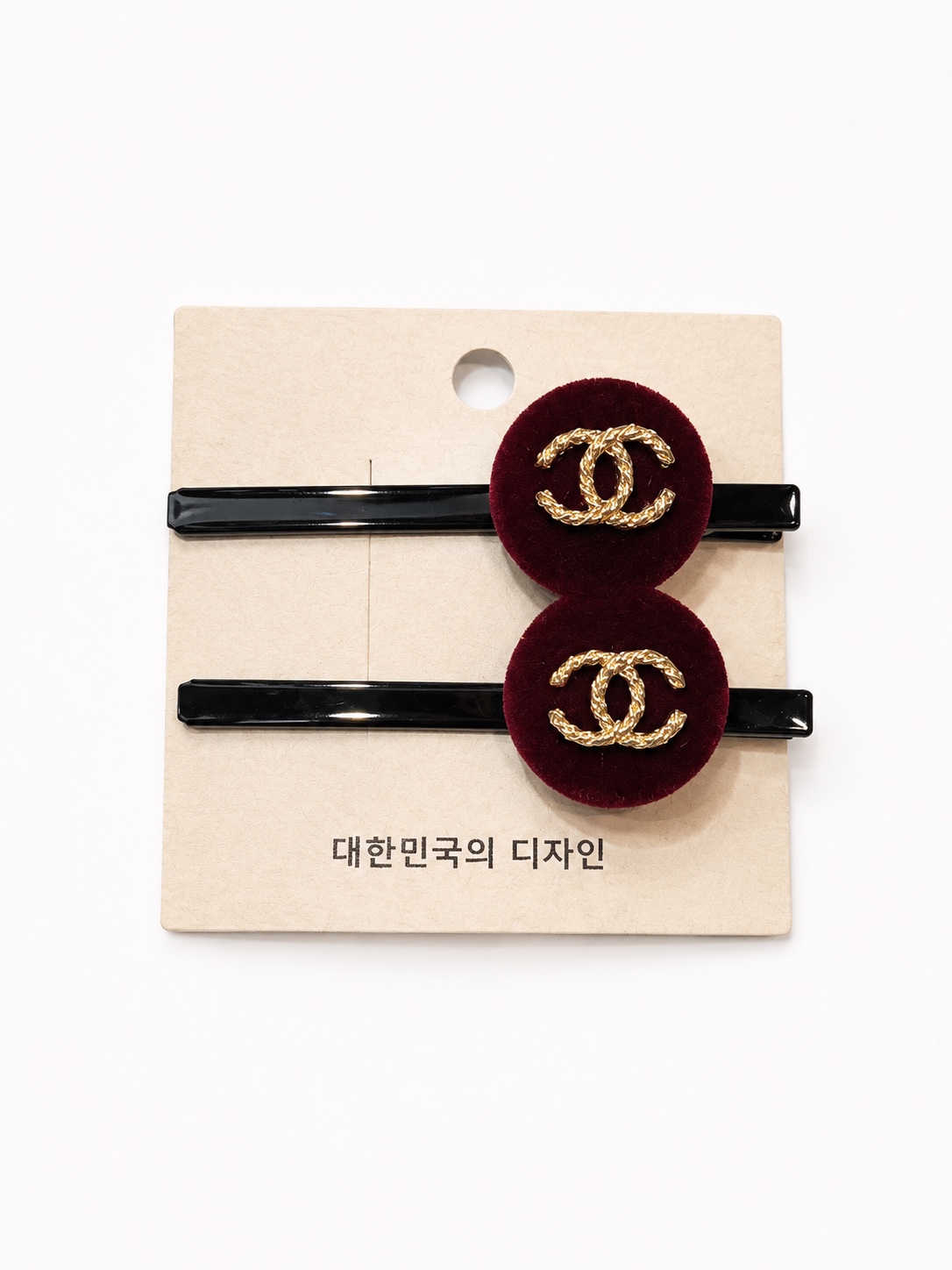 HZ May Stream #4: (PO) H46 C Hair Clip (Red)
