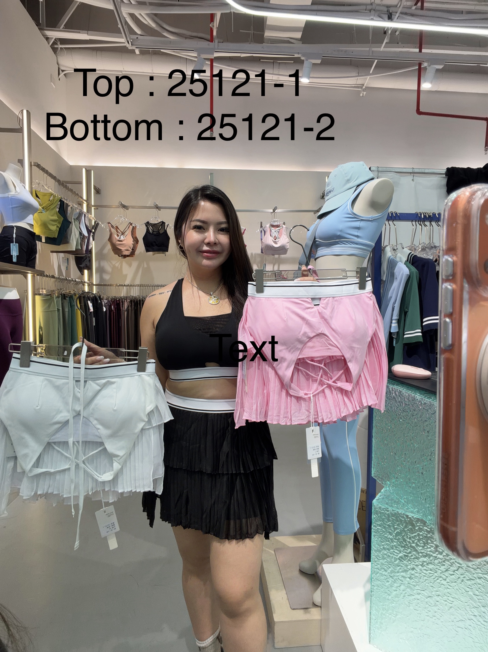 GZ July Stream #11: (PO) 25121-1 Cross Back Sports Bra (S Size: B 36cm, M Size: B 38cm, L Size: B 40cm, XL Size: B 42cm)