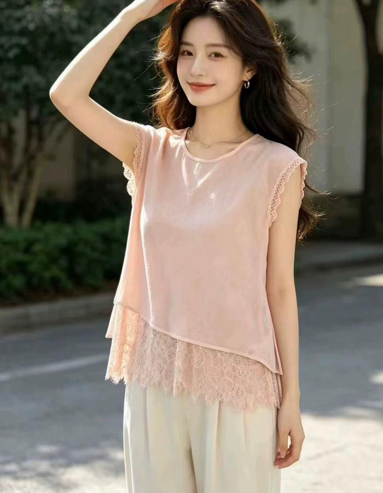 HZ May Stream #6: (PO) 921 Rosalie Lash Lace Top (XL B48cm L54cm,2XL B50cm L54cm,3XL B52cm L54cm,4XL B54cm L54cm)