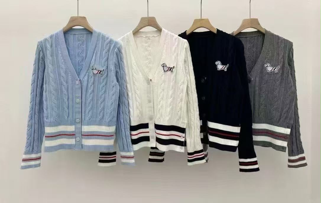 GZ Oct Stream #: (PO) 3027-2 Sutton Stripe Cardigan (B cm; L cm)