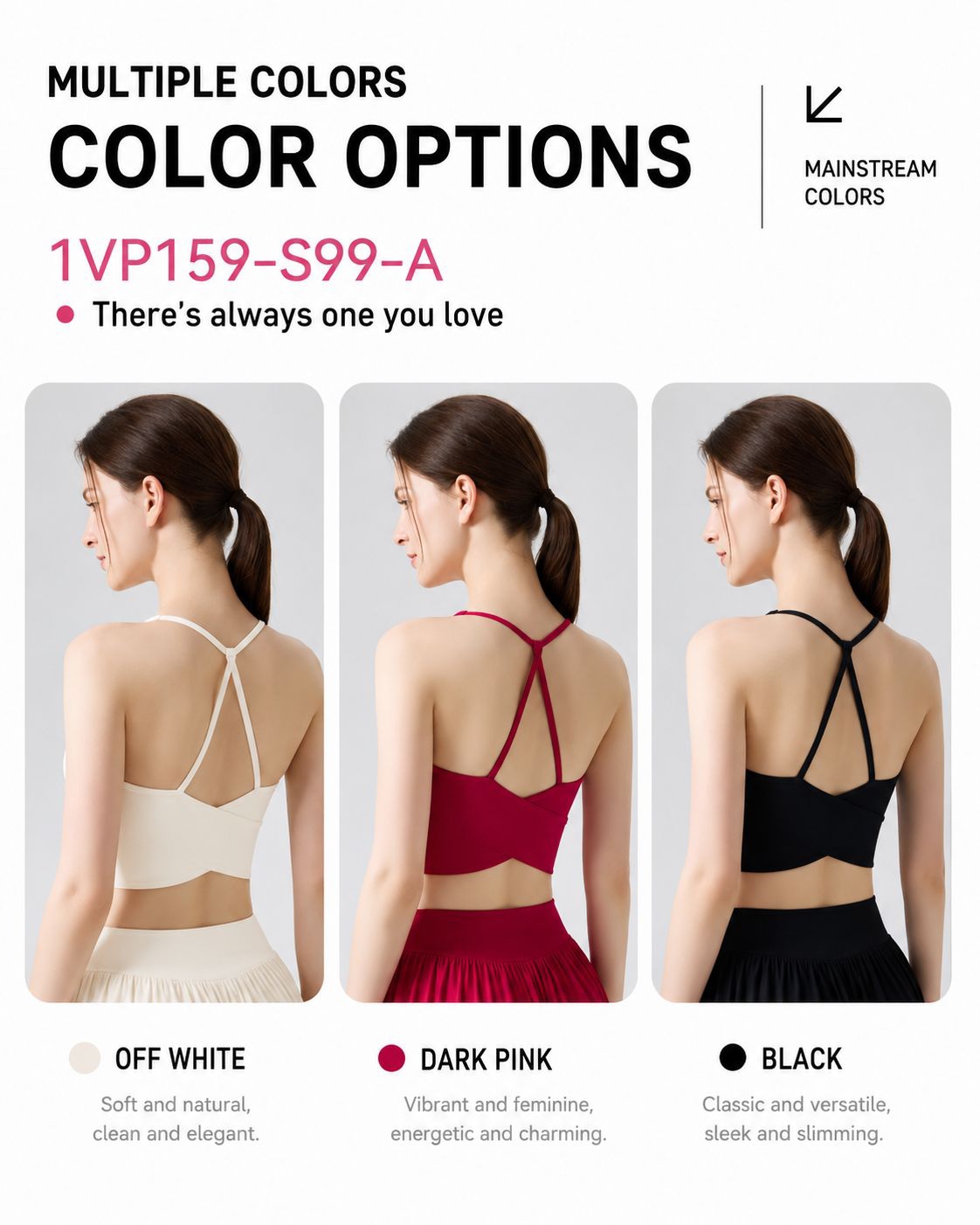 GZ May Stream #13: (PO) 1VP159 Flow Sports Bra Top (M Size: B 36-46cm; L Size: B 38-48cm; XL Size: B 40-50cm)