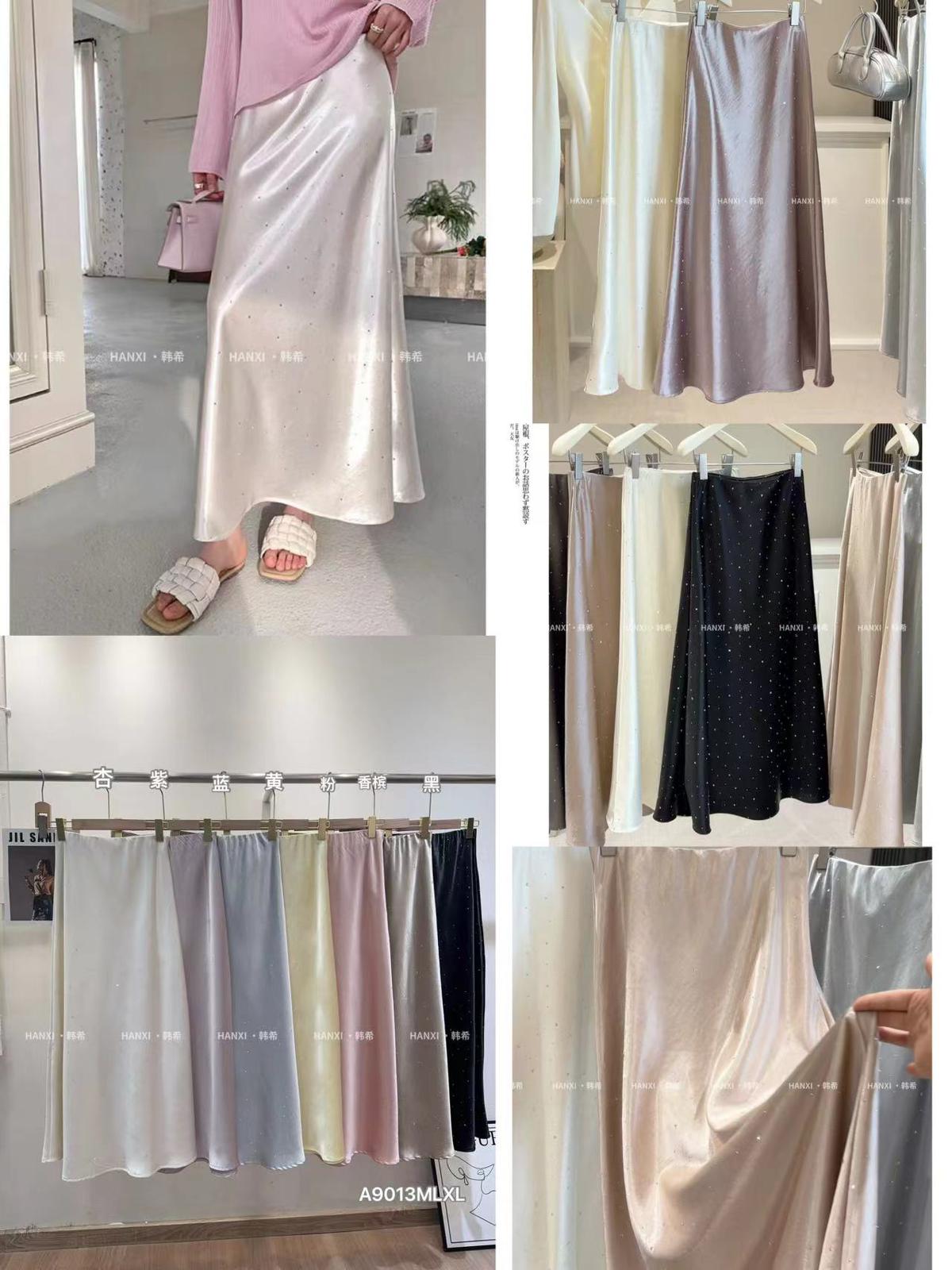 GZ May Stream #16: (PO) A9013 Glimmering Satin Skirt