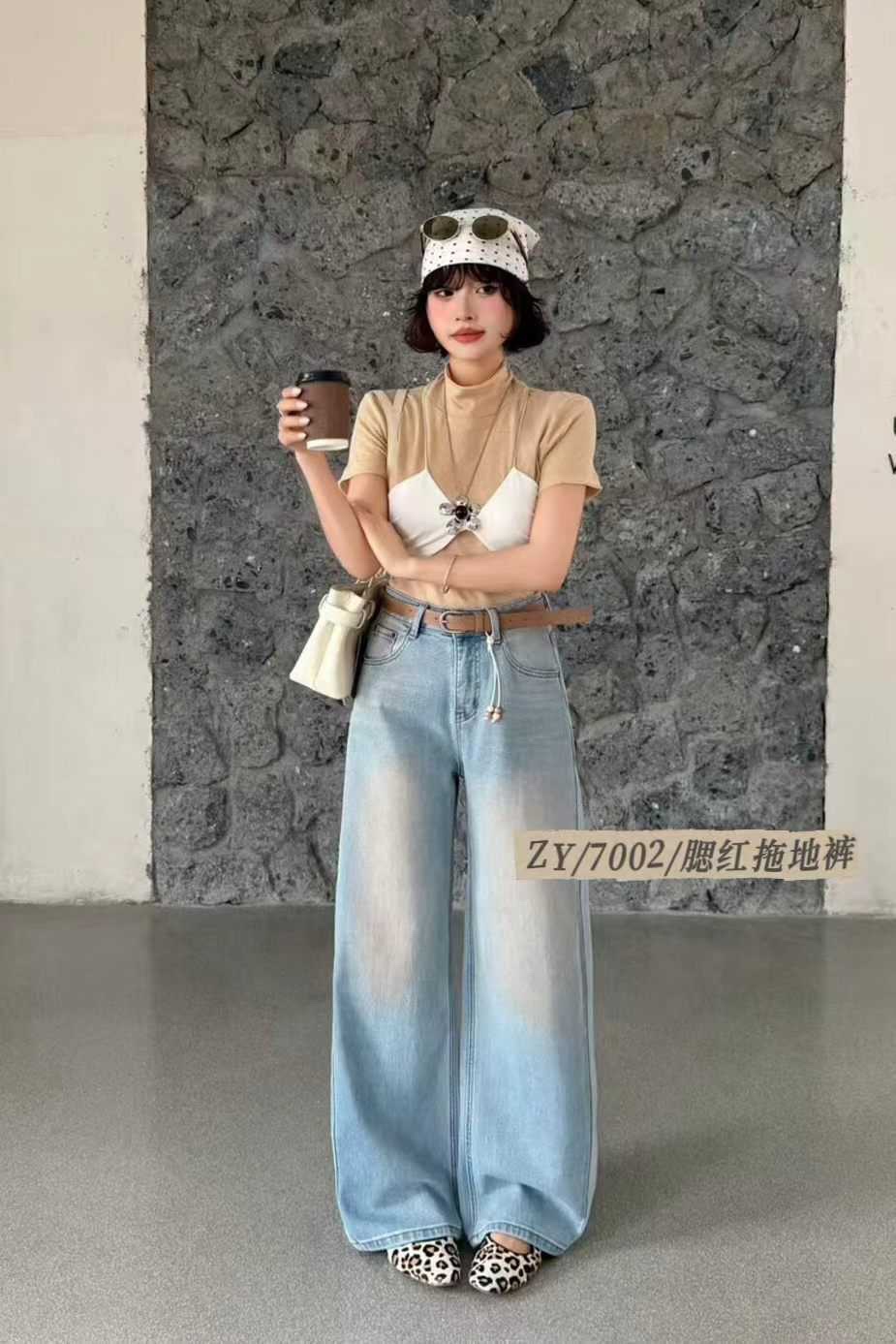 GZ May Stream #29: (PO) 7002 Skyler Blue Jeans (Size S: UW30-32cm L100cm; M Size: UW32-34cm L101; L Size: UW34-36cm L102cm; XL Size: UW36-38cm L103cm)