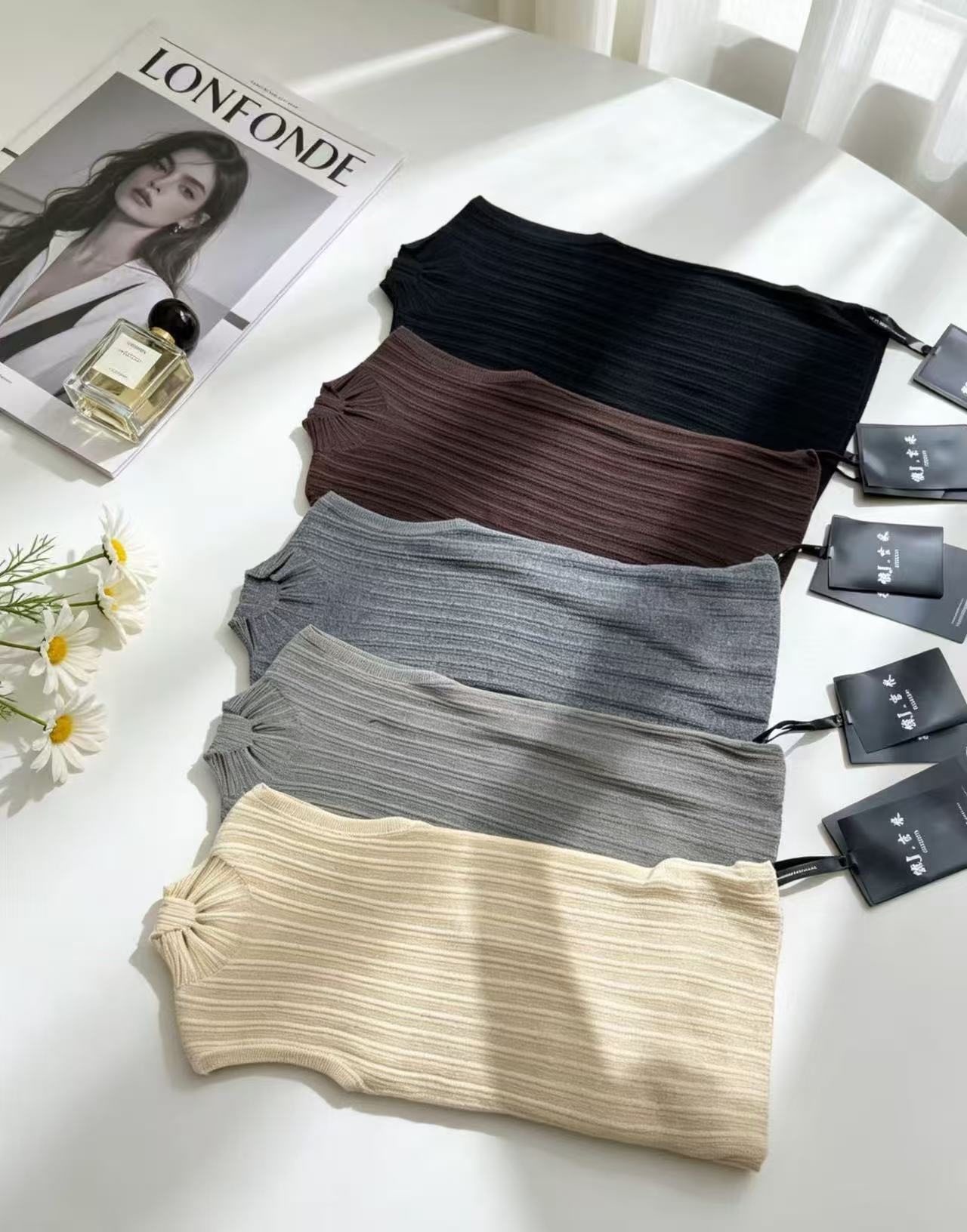 GZ July Stream #susan: (PO) M6602 Ribbed Knit Sleeveless Top