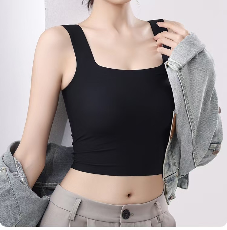 GZ July Stream #20: (PO) 1625 Contour Square Tank Padded Top (M Size: B 33-38cm; L 37cm, L Size: B 35-40cm; L 38cm, XL Size: B 37-42cm; L 39cm, 2XL Size: B 39-44cm; L 40cm, 3XL Size: B 41-46cm; L 41cm, 4XL Size: B 43-48cm; L 42cm)