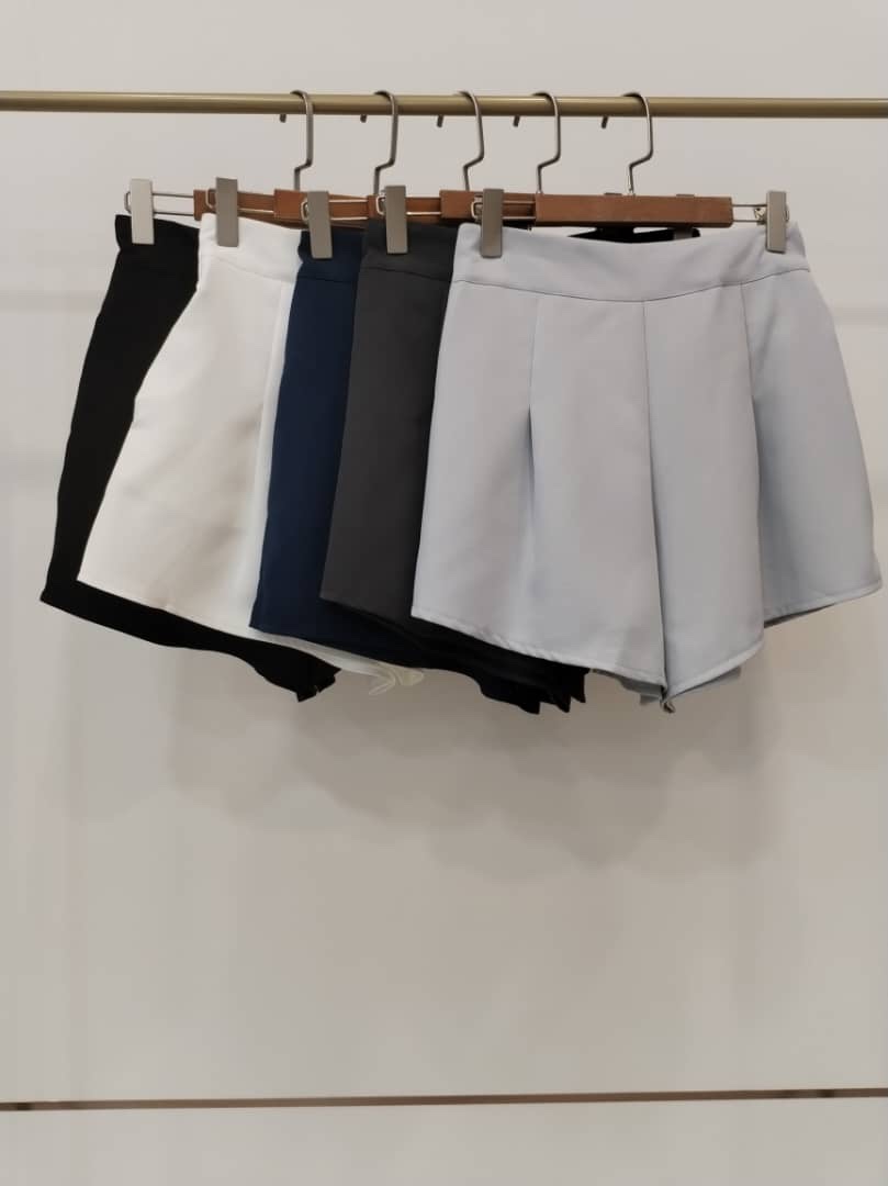 2859 High Waist A-Line Shorts (UW 35-48cm; H 41-60cm; L 39cm)