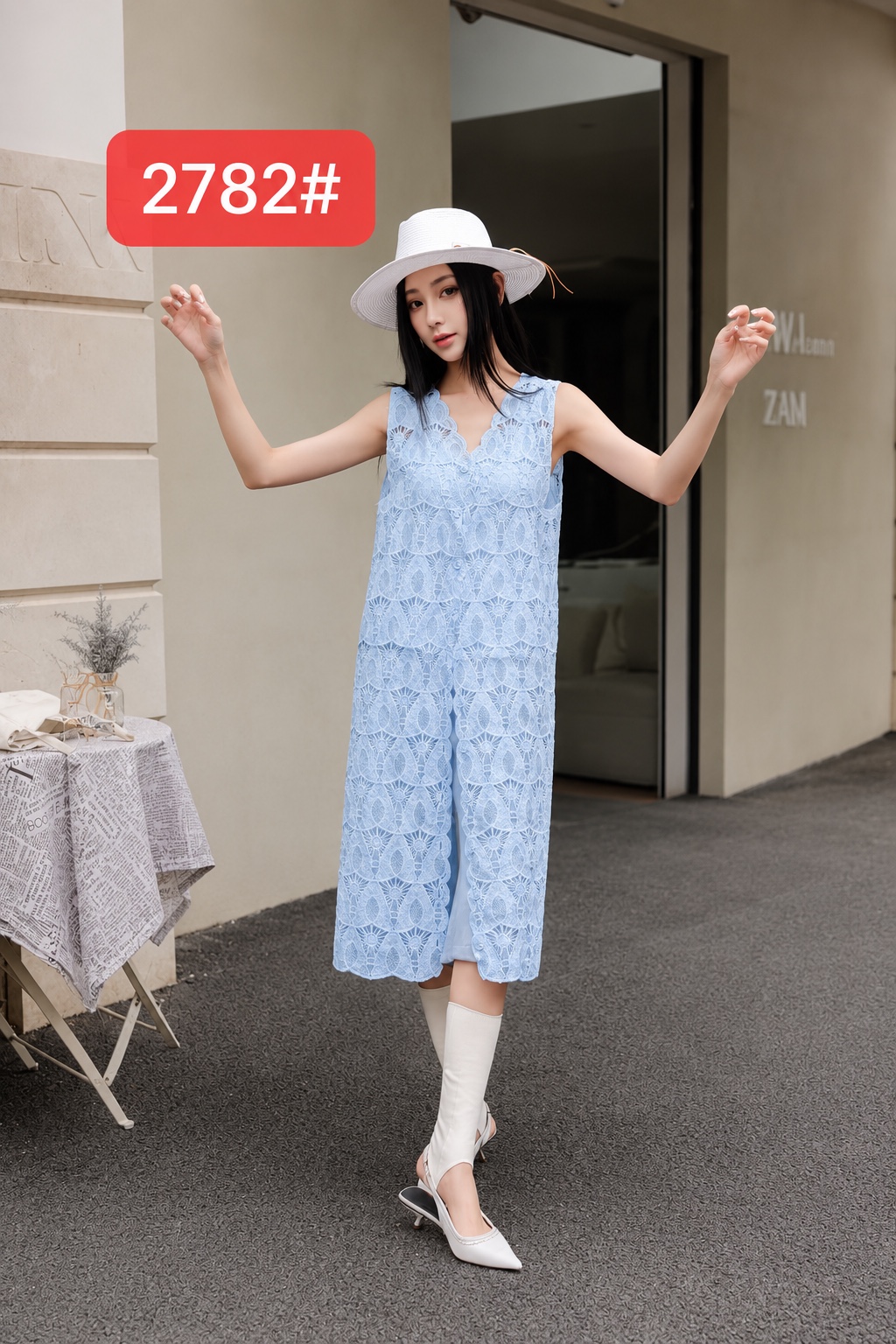 GZ July Stream #5: (PO) 2782 Aurelia Lace Duster (B50cm; L100cm)