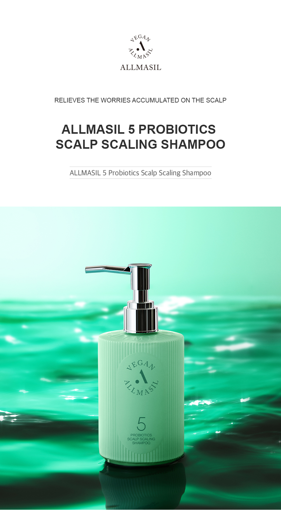 ALLMASIL: 5 Probiotic Scalp Scaling Shampoo