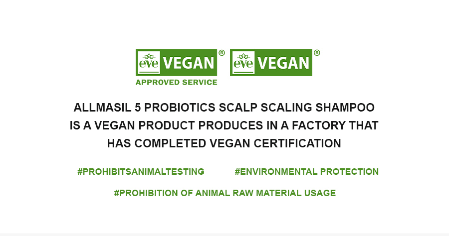 ALLMASIL: 5 Probiotic Scalp Scaling Shampoo