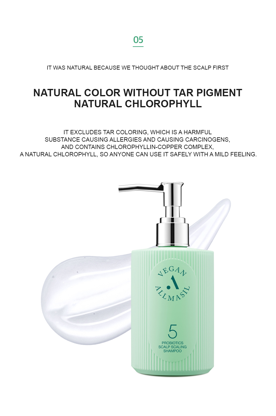 ALLMASIL: 5 Probiotic Scalp Scaling Shampoo