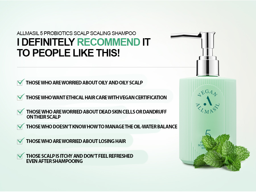 ALLMASIL: 5 Probiotic Scalp Scaling Shampoo
