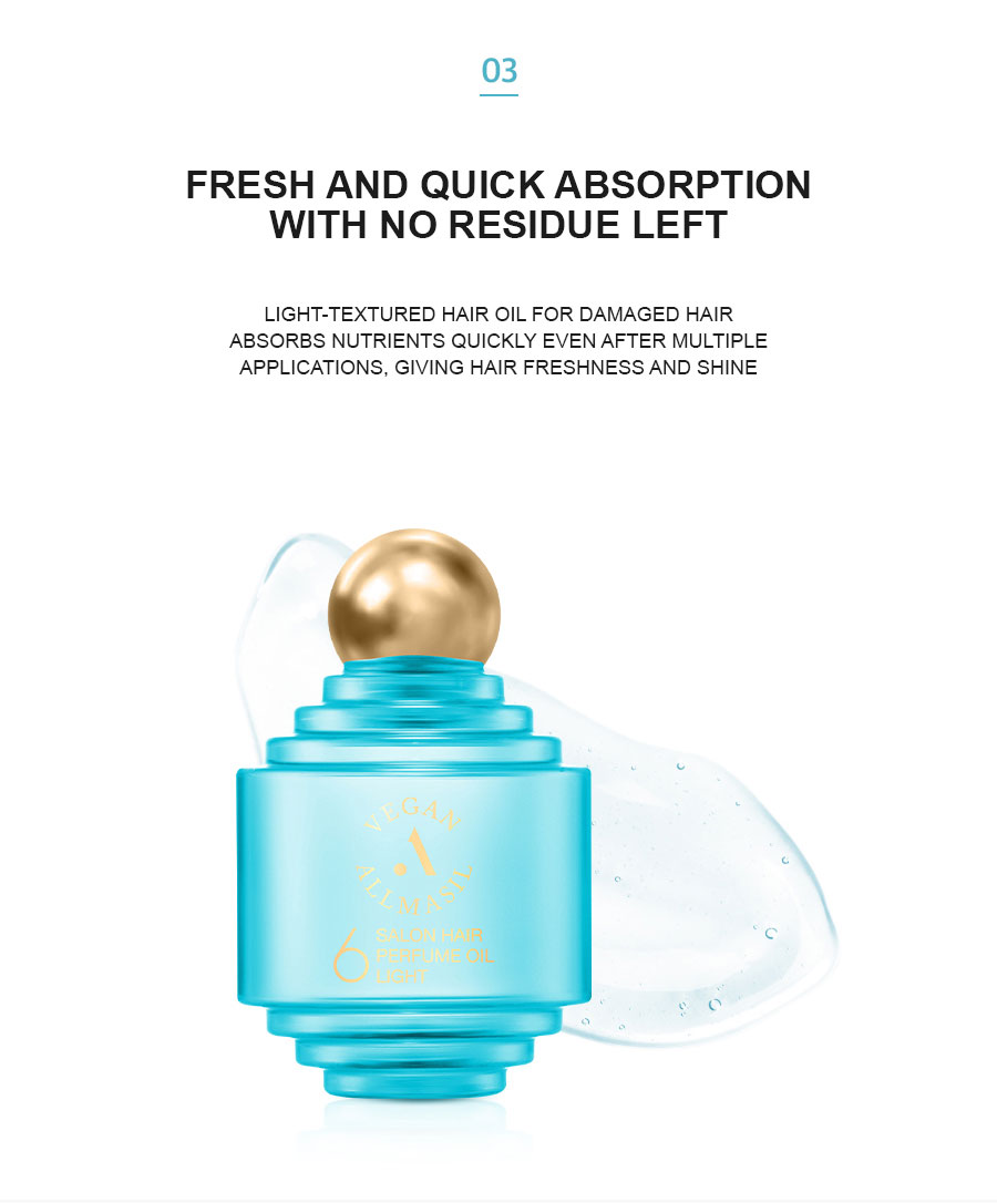 ALLMASIL: 6 Salon Hair Perfume Oil Light