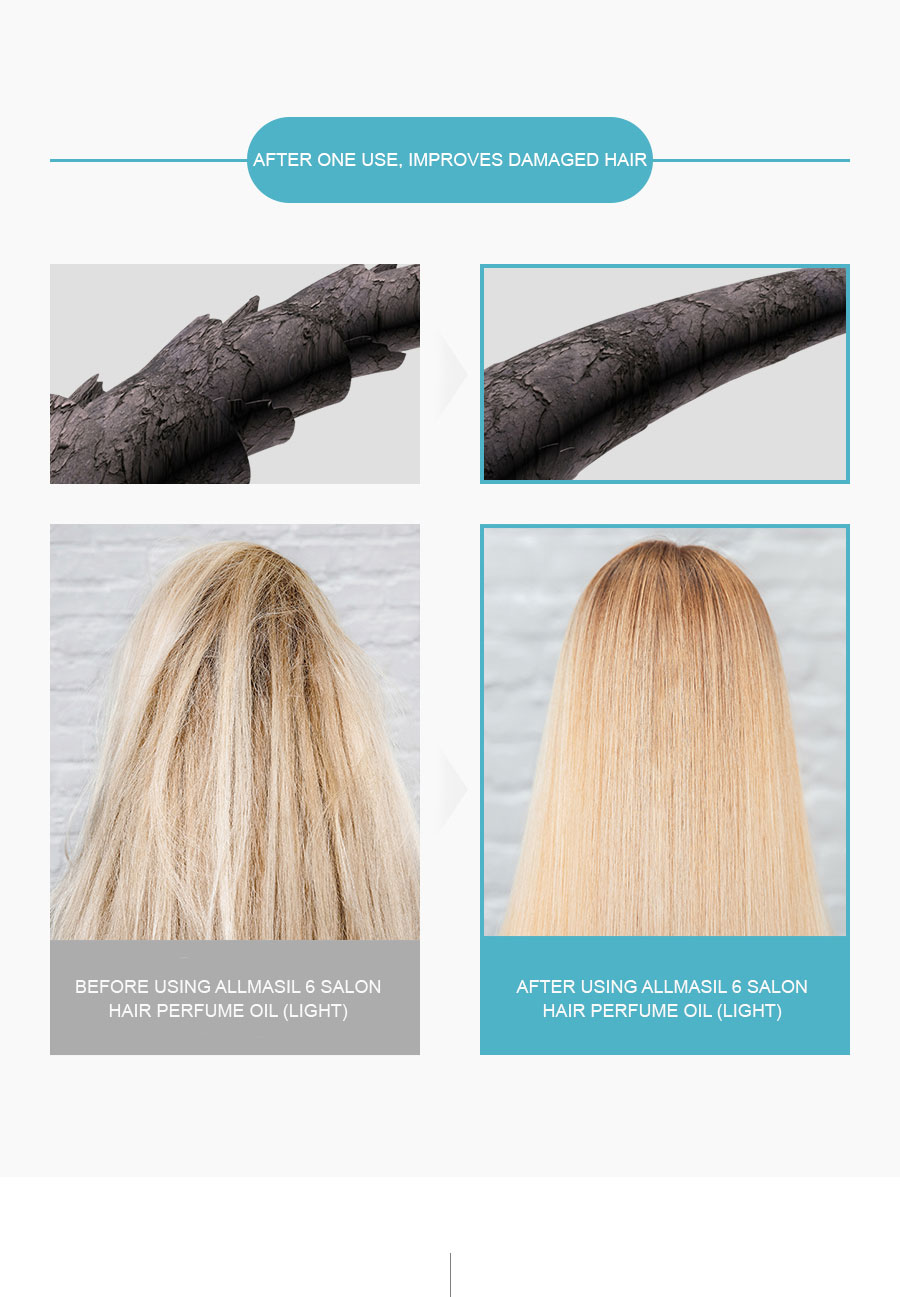 ALLMASIL: 6 Salon Hair Perfume Oil Light