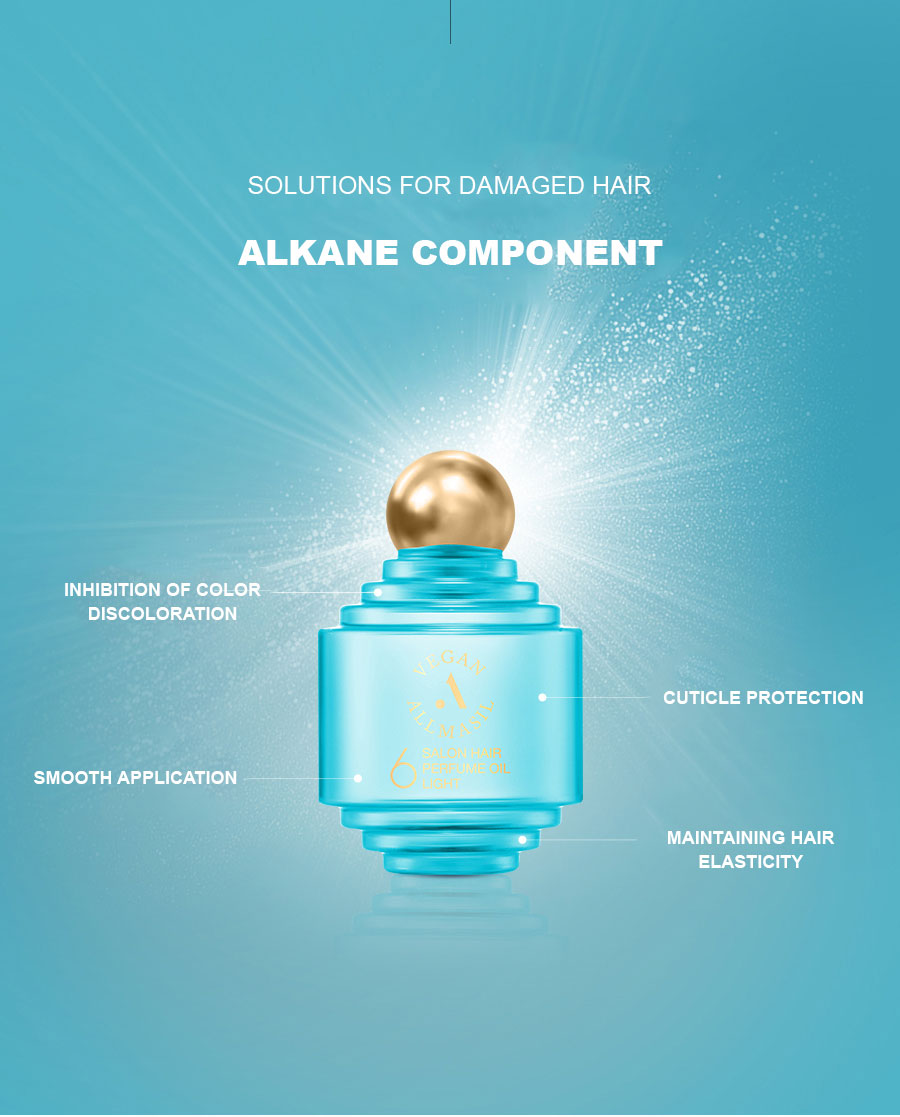 ALLMASIL: 6 Salon Hair Perfume Oil Light