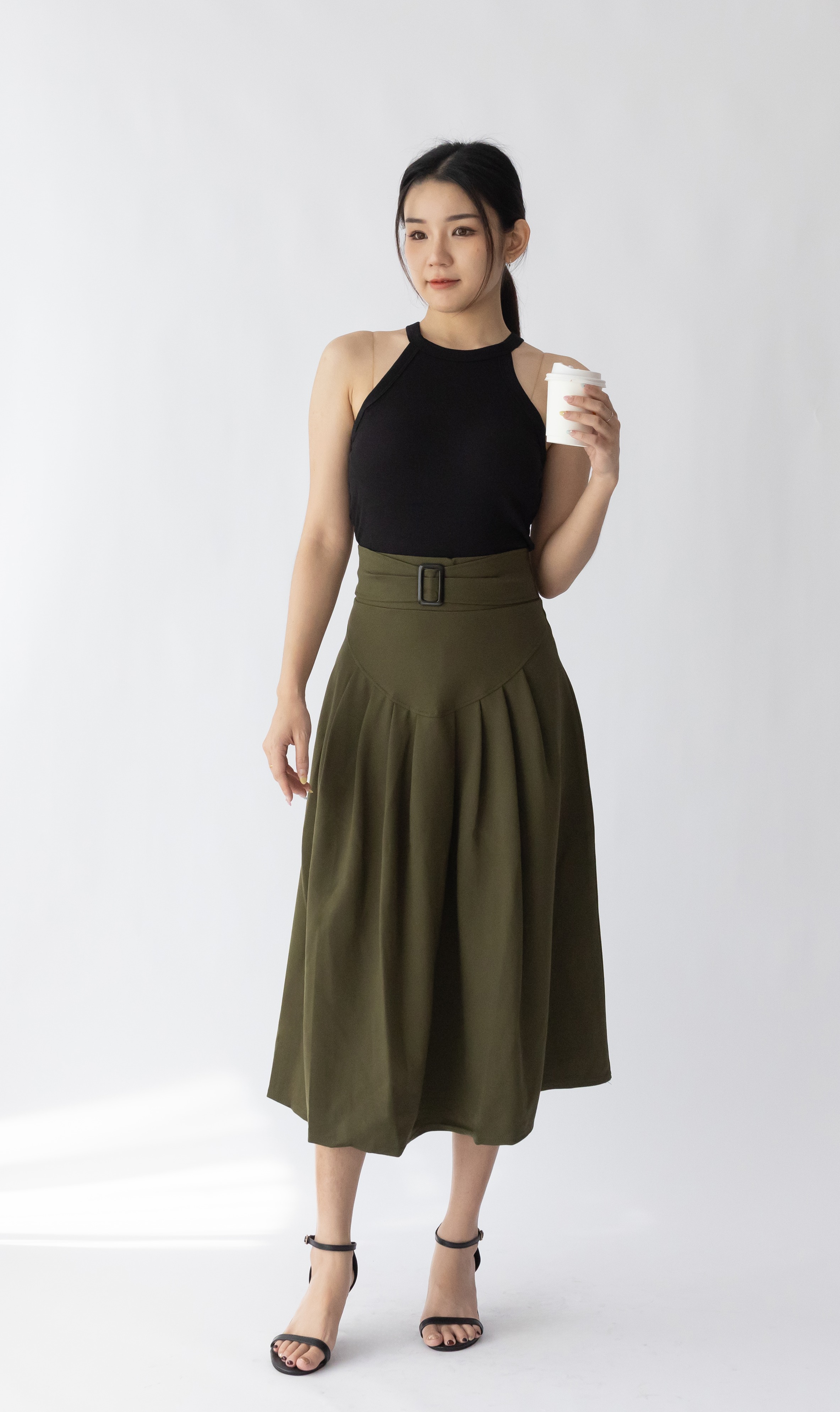 016 Amelie A-Line Skirt (W 35-46cm; H 46-63cm; L 80cm)