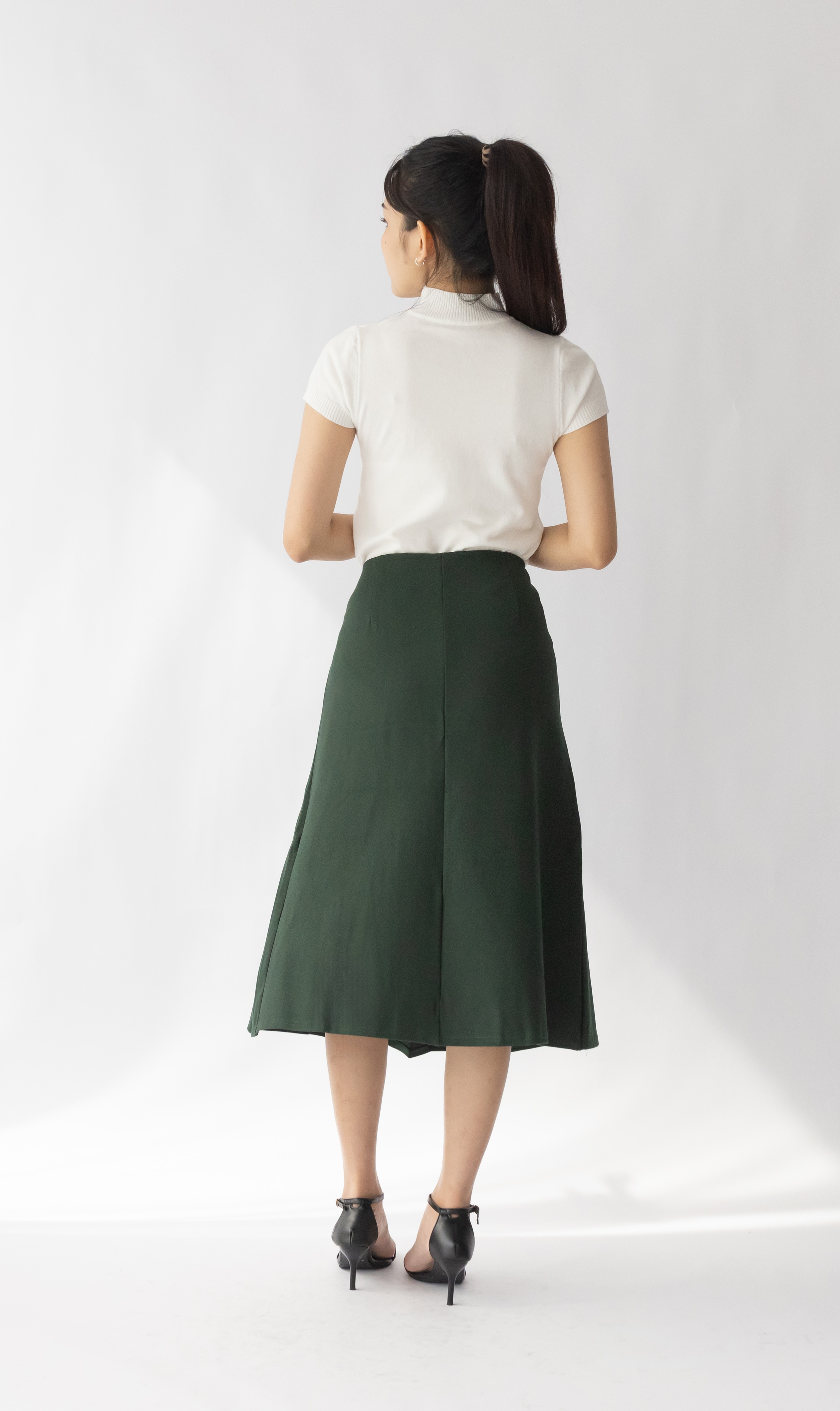003 Anniko A-Line Midi Skirt (UW 36-48cm; H 46-58cm; L 68cm)