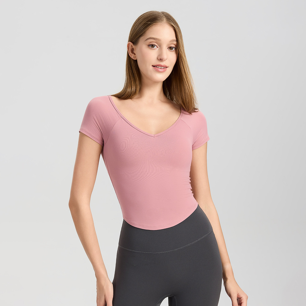 GZ Oct Stream #19: (PO) DX3745 Slim Fit Short Sleeve Top (S Size: B 35-42cm; L 39cm, M Size: B 37-44cm; L 40cm, L Size: B 39-46cm; L 41cm, XL Size: B 41-48cm; L 42cm)