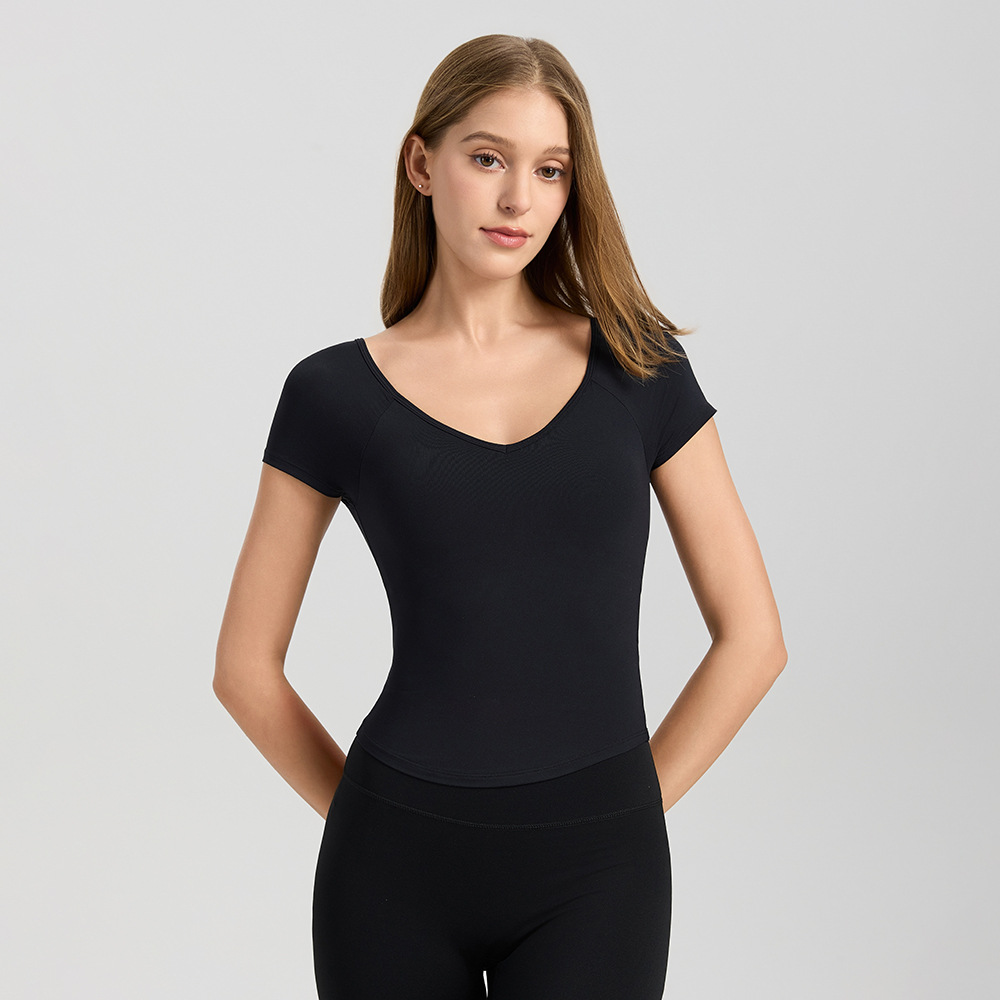 GZ Oct Stream #19: (PO) DX3745 Slim Fit Short Sleeve Top (S Size: B 35-42cm; L 39cm, M Size: B 37-44cm; L 40cm, L Size: B 39-46cm; L 41cm, XL Size: B 41-48cm; L 42cm)