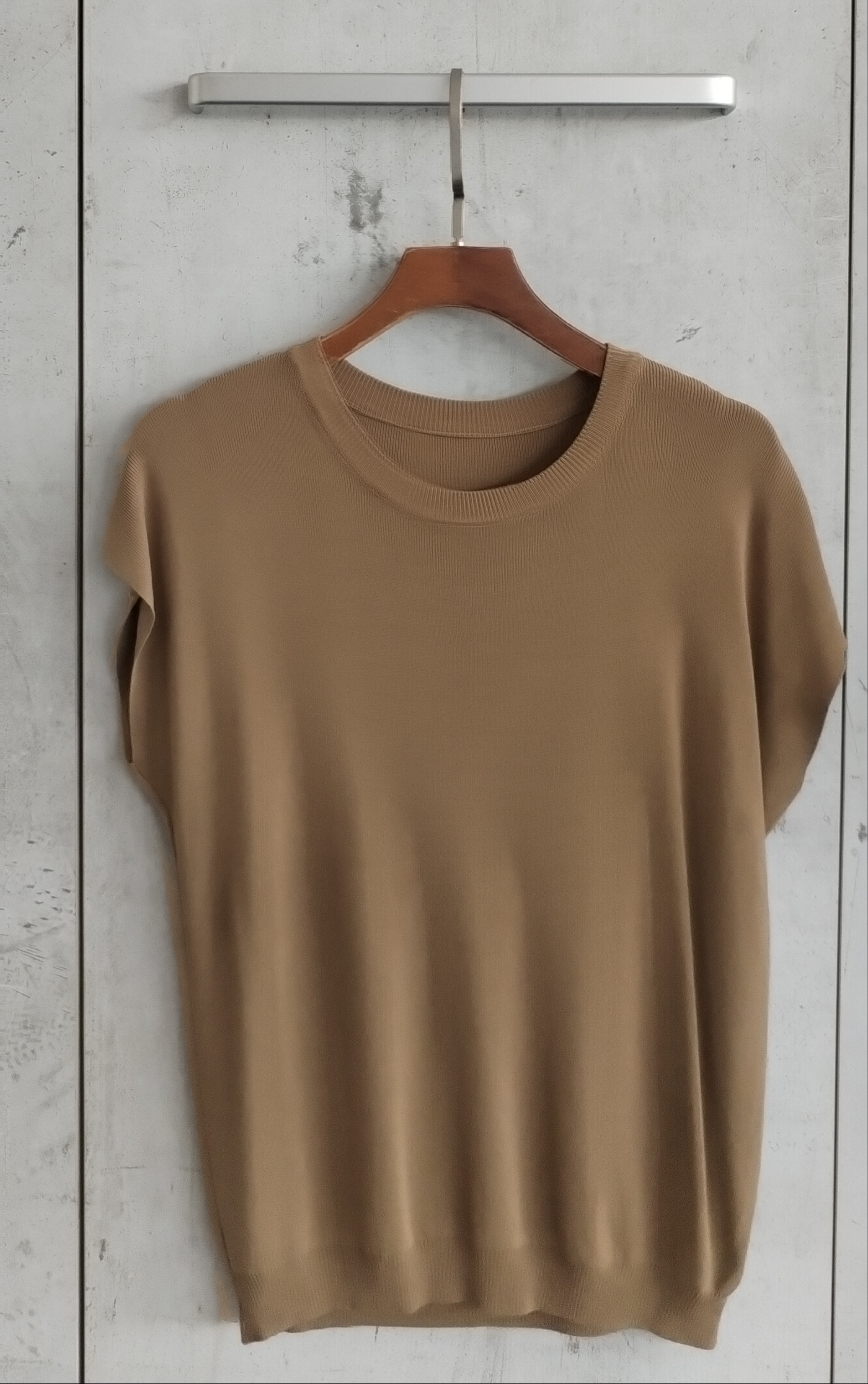6632 Cervoni Cap Sleeve Knit Top (B 44-50cm; L 52cm)
