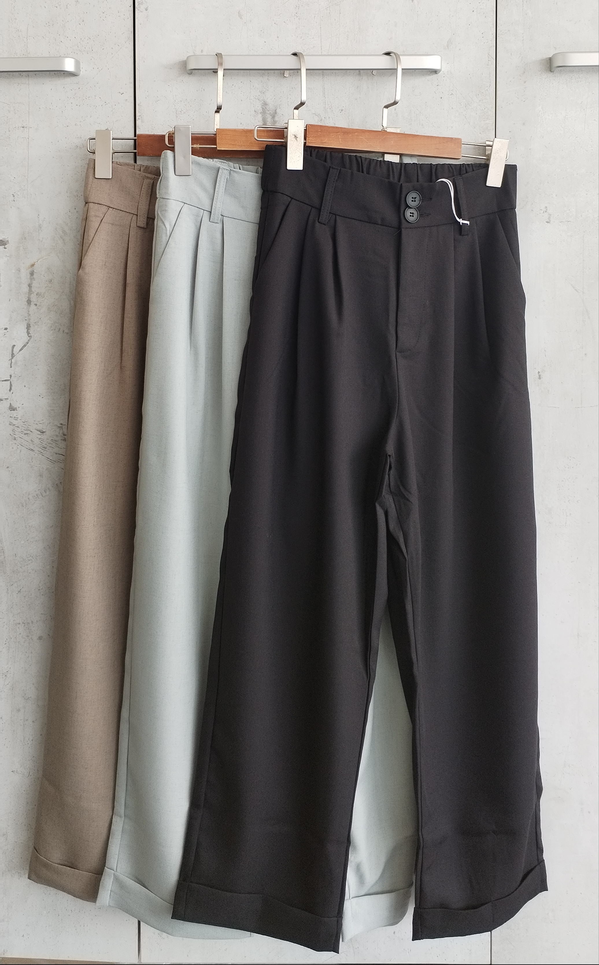 9805 Tonara Tailored Pants (L: UW 35-42cm; H 47-53cm; L 93cm, XL: UW 37-44cm; H 49-55cm; L 93cm)
