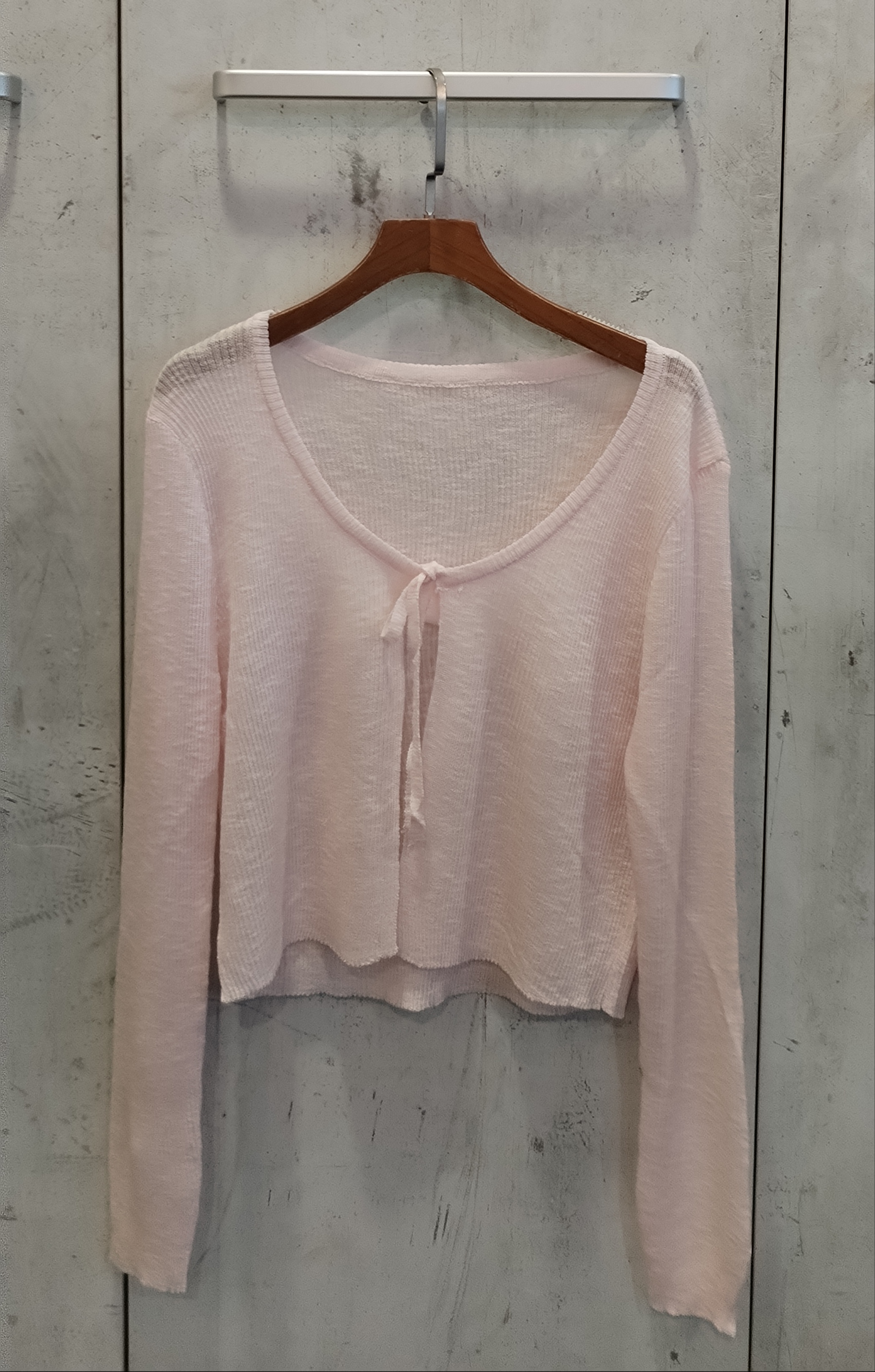 2770 Fisabelle Front Tie Knit Top (B 41-51cm; L 42cm)