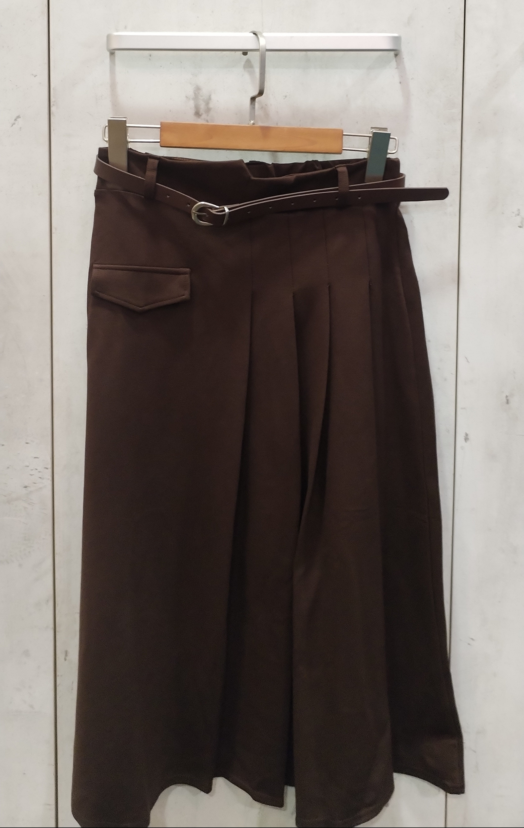 013 Anella A-Line Skirt w Belt (UW 34-47cm; H 49-63cm; L 72cm)