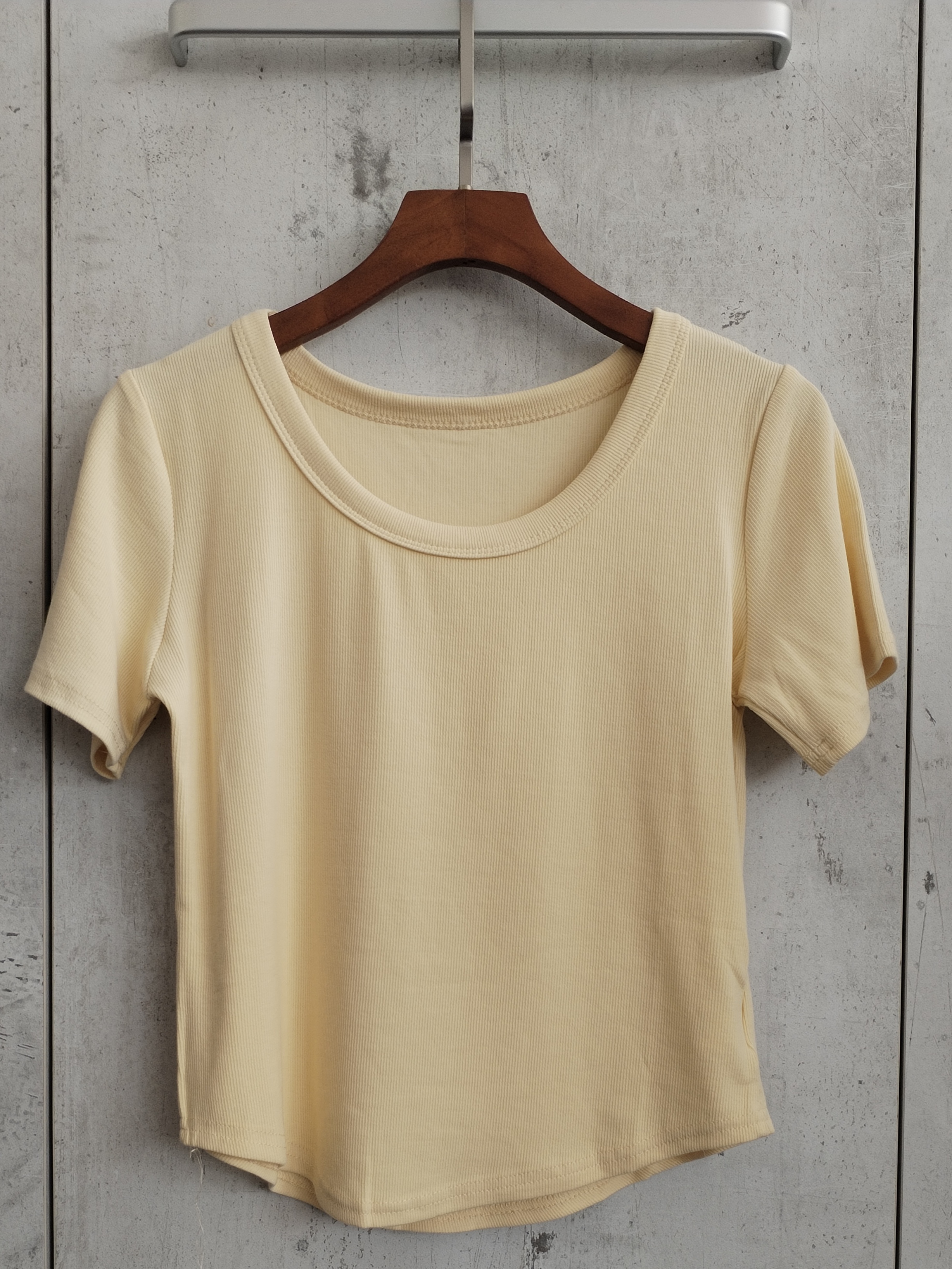 1166 Rhette Round Neck Cotton Top (B 37-47cm; L 40/45cm)
