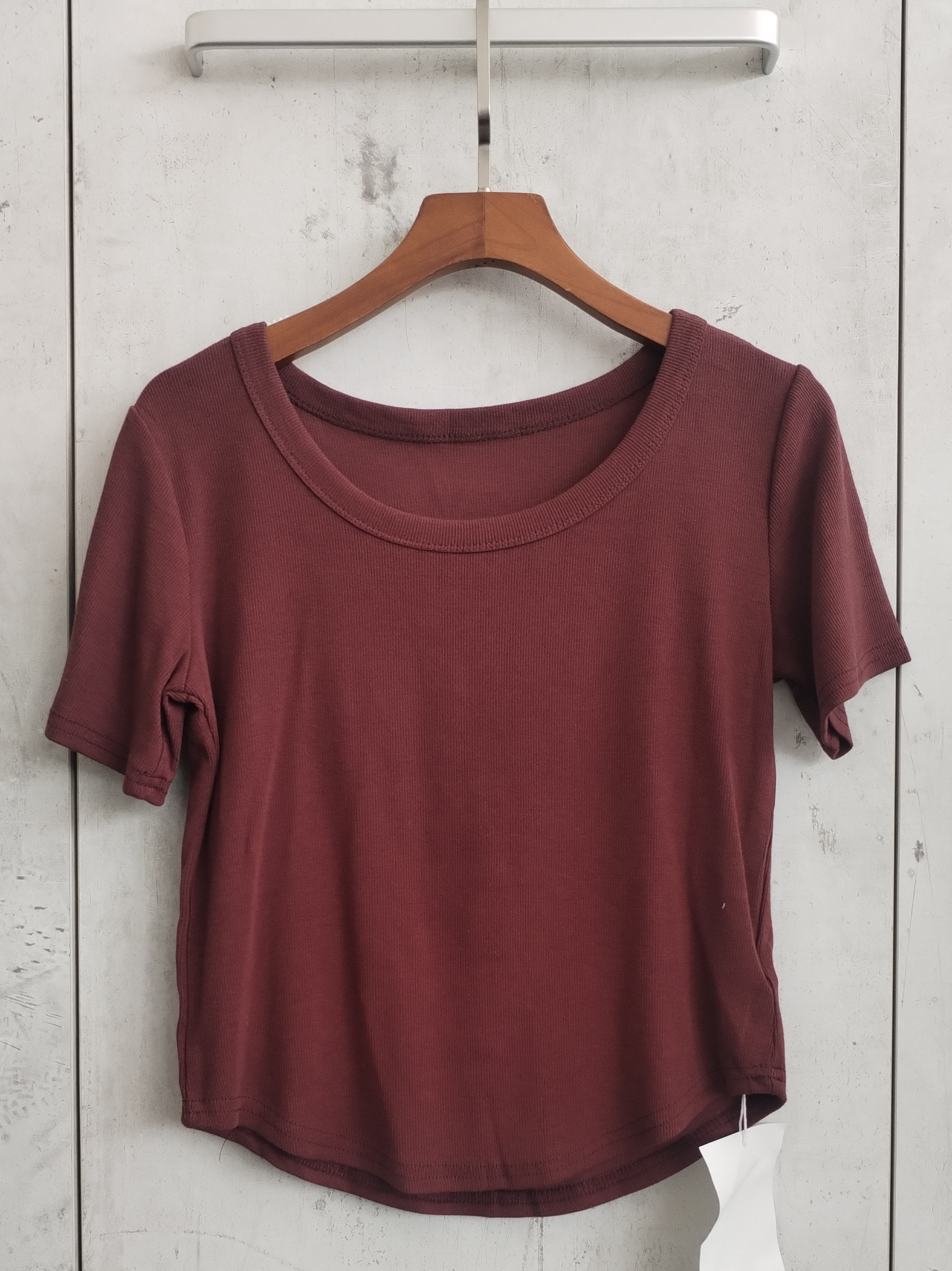 1166 Rhette Round Neck Cotton Top (B 37-47cm; L 40/45cm)