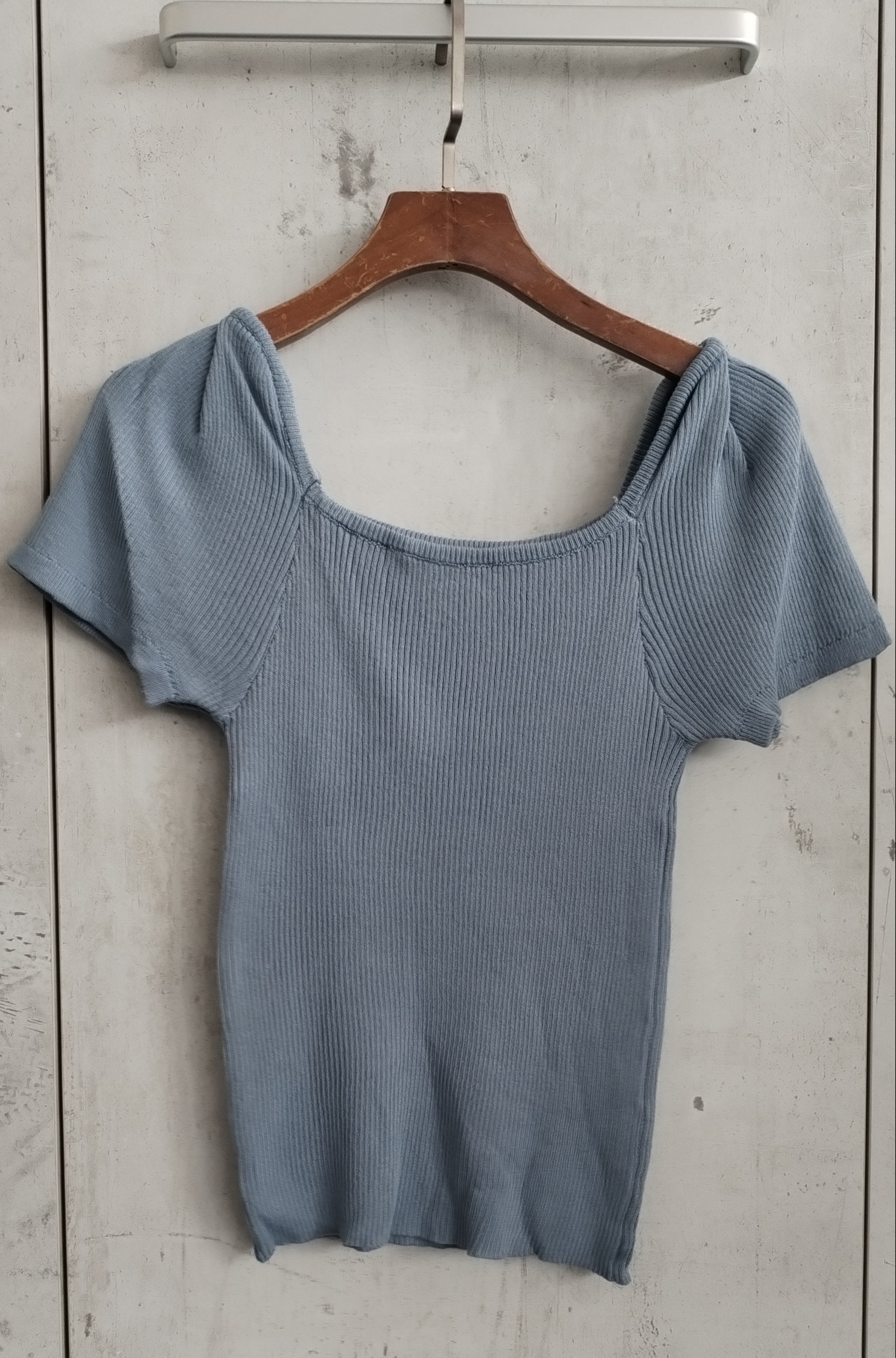 6607 Posie Puffy Sleeve Knit Top (B 29-47cm; L 48cm)