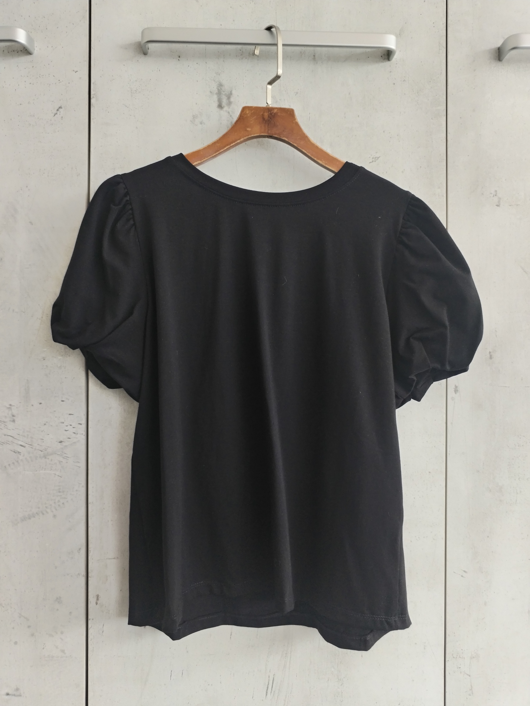 2825 Rylea Round Neck Puffy Sleeve Cotton Top (B 51-56cm; L 57cm)