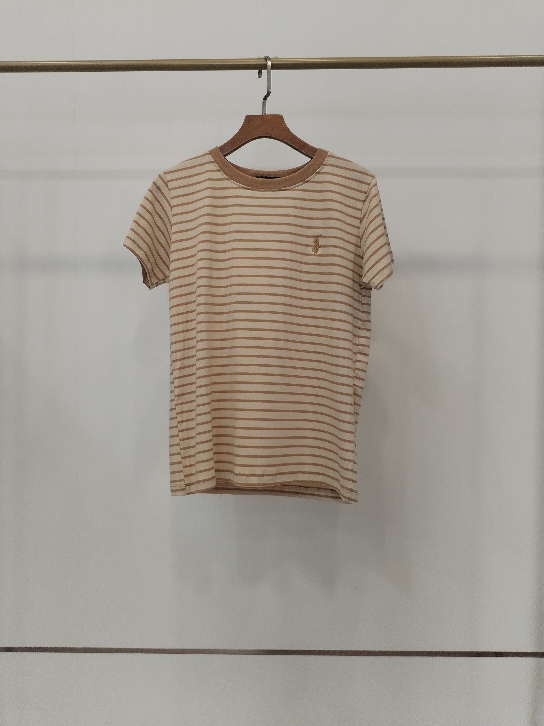 2834 Taurinne Trendy Polo Striped Cotton Top (B 43-49cm; L 59cm)