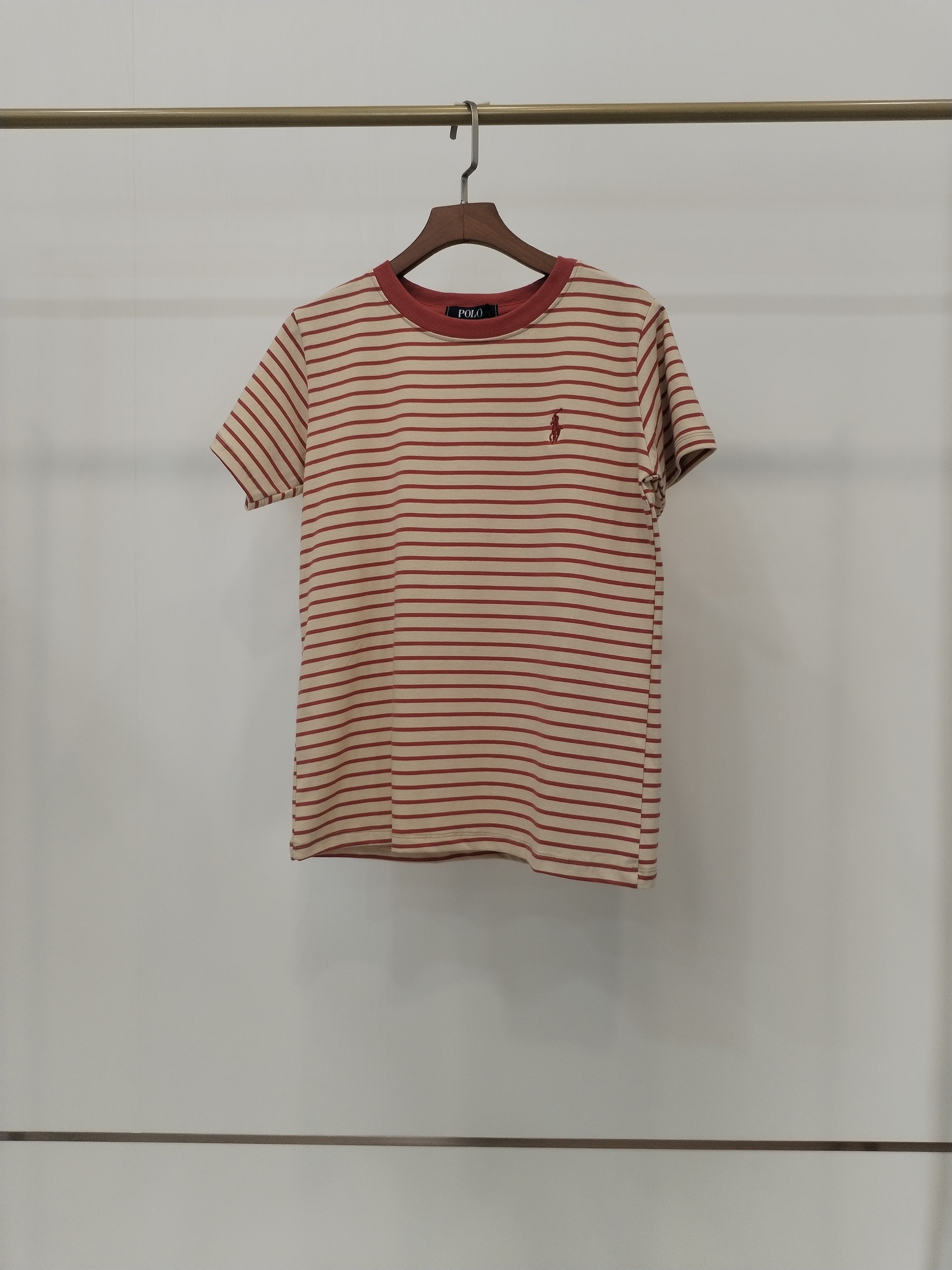 2834 Taurinne Trendy Polo Striped Cotton Top (B 43-49cm; L 59cm)