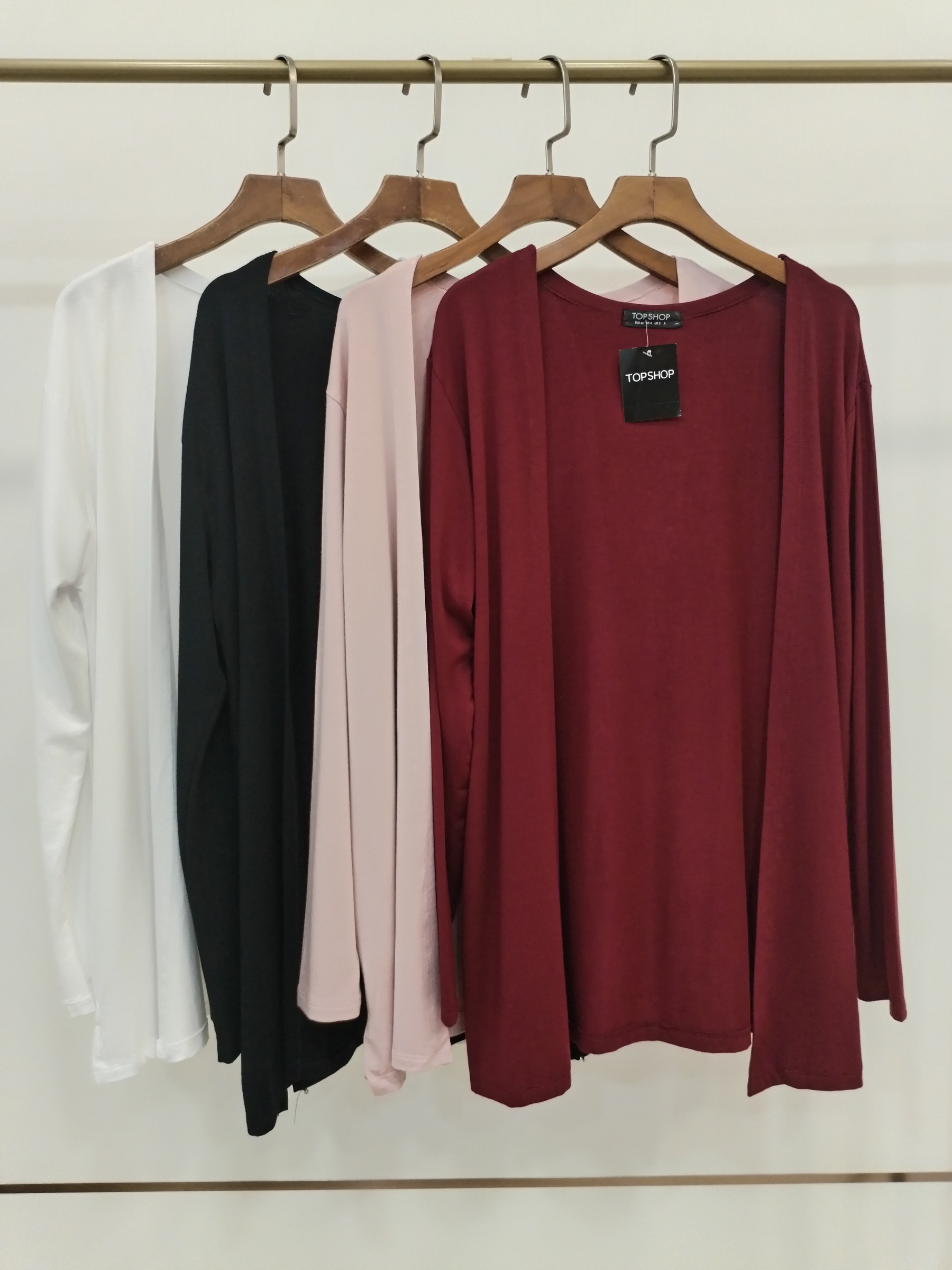 2839 Brenton Buttonless Cotton Cardigan (B 48-53cm; L 65cm)