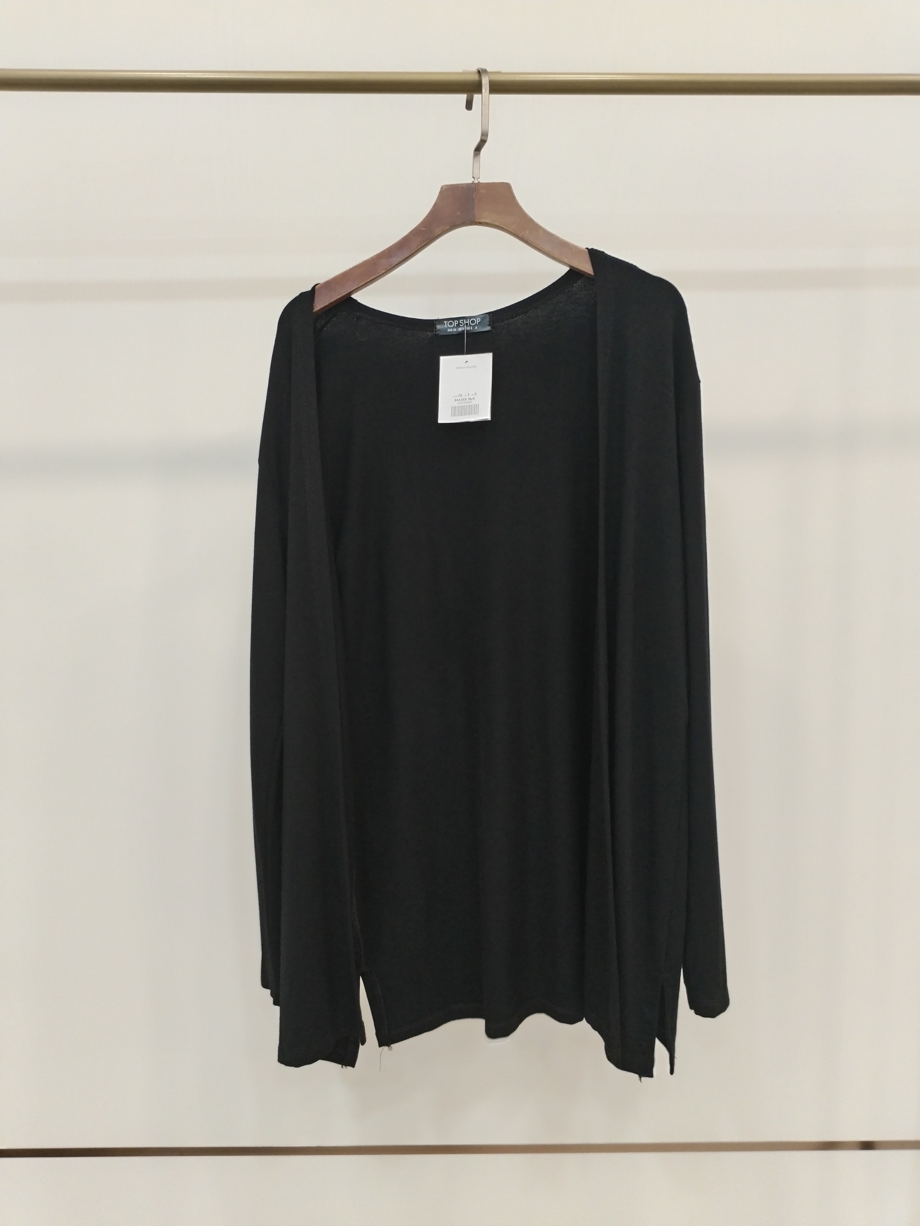 2839 Brenton Buttonless Cotton Cardigan (B 48-53cm; L 65cm)
