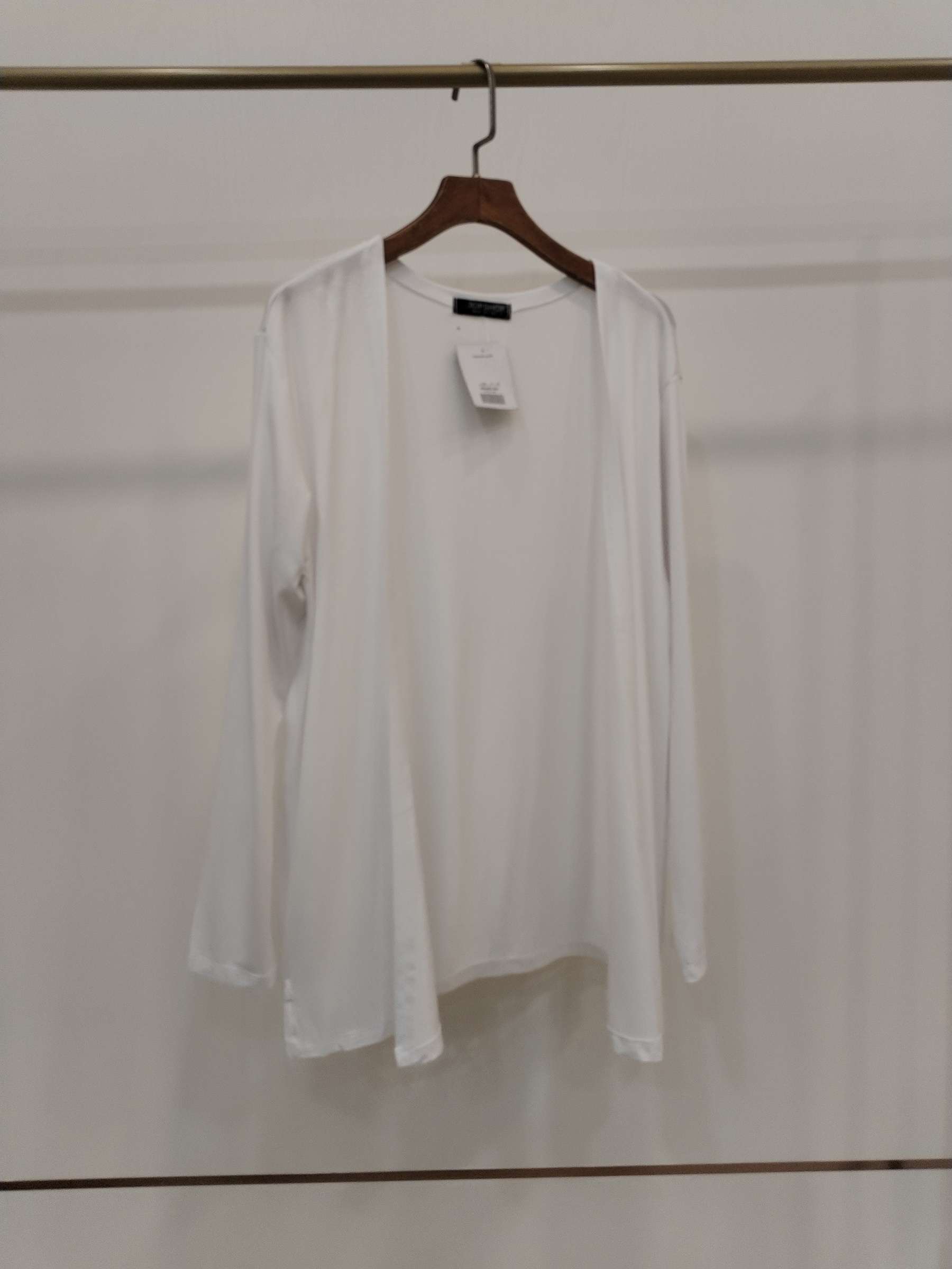2839 Brenton Buttonless Cotton Cardigan (B 48-53cm; L 65cm)