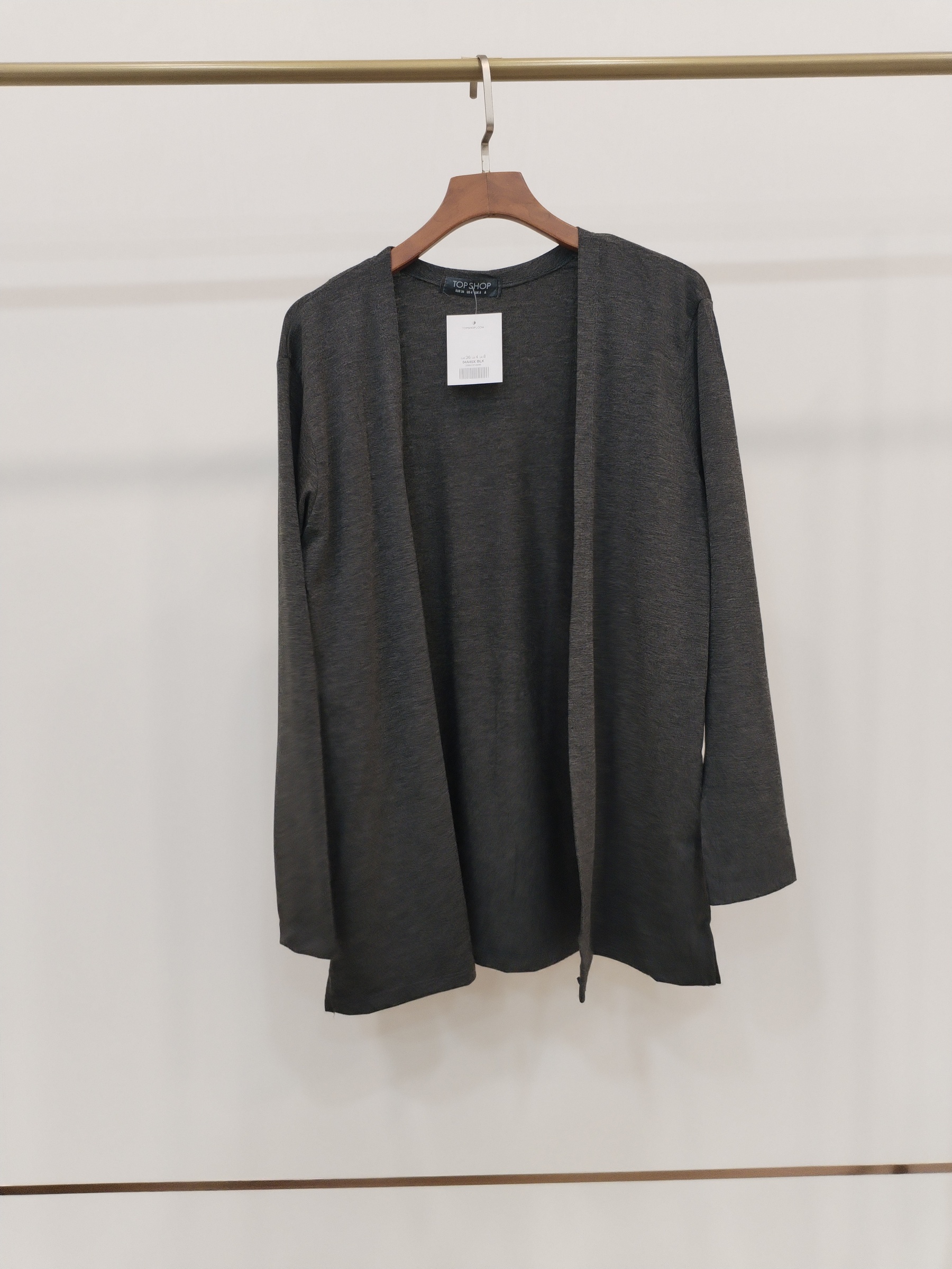 2839 Brenton Buttonless Cotton Cardigan (B 48-53cm; L 65cm)