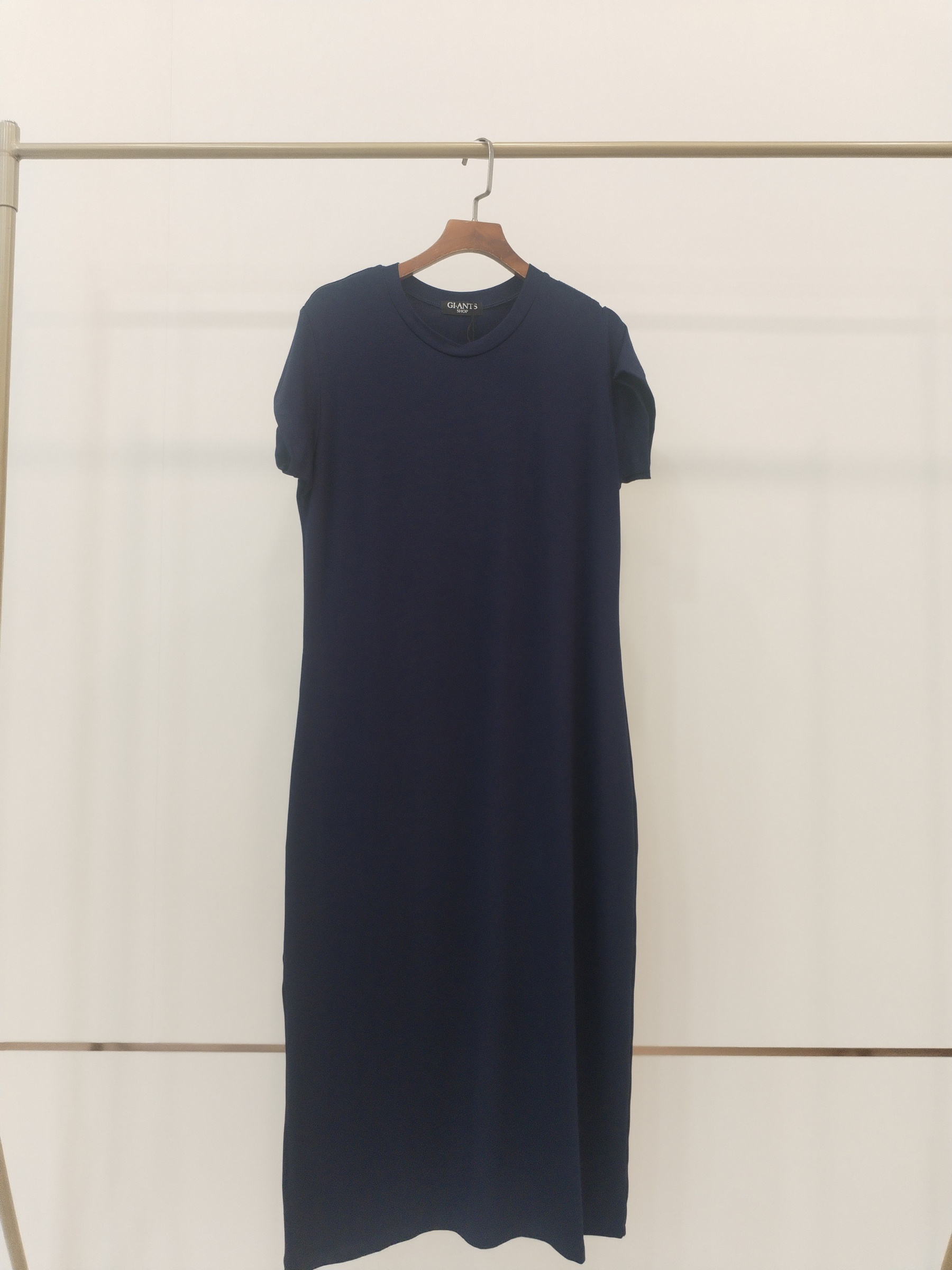 2849 Roxette Round Neck Short Sleeve Cotton Dress (B 46-54cm; H 50-70cm; L 106cm)