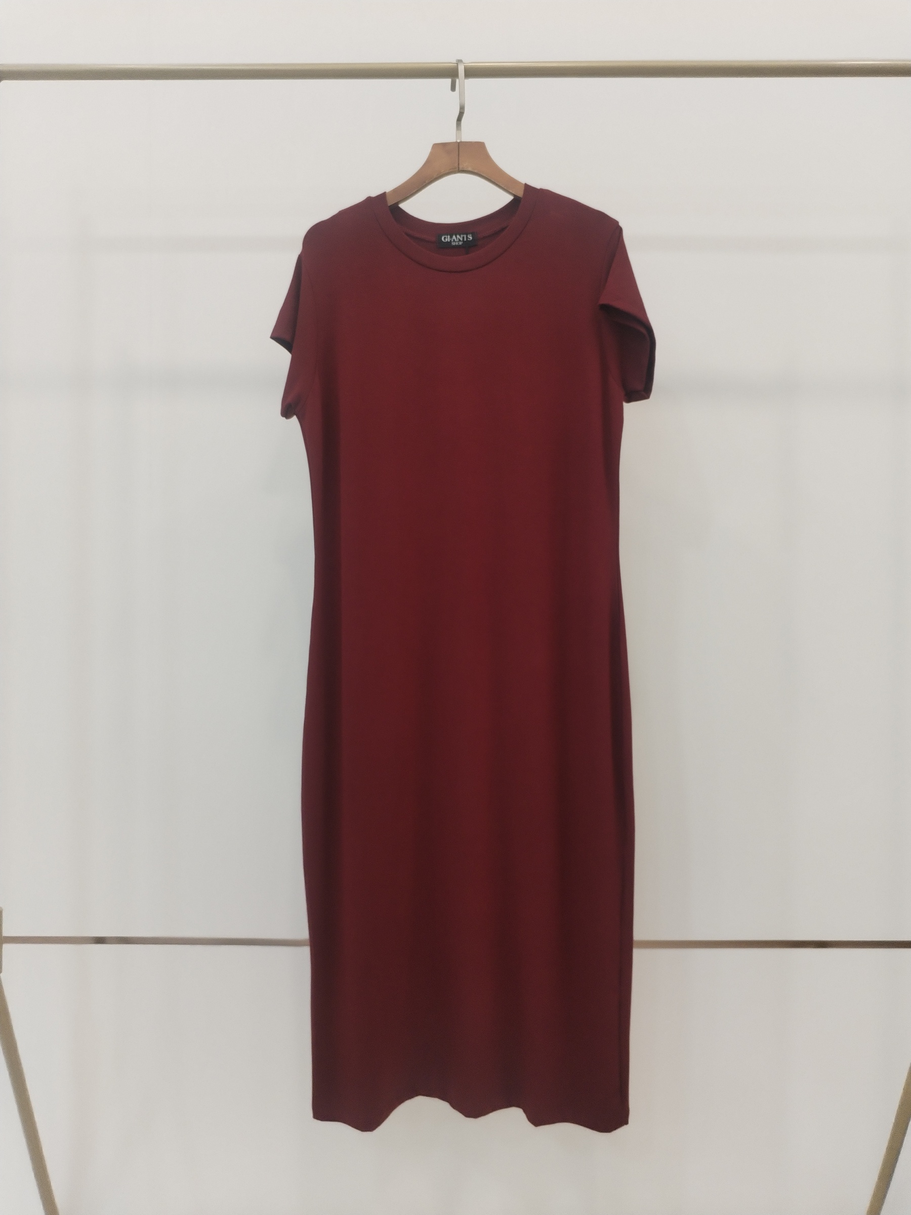 2849 Roxette Round Neck Short Sleeve Cotton Dress (B 46-54cm; H 50-70cm; L 106cm)