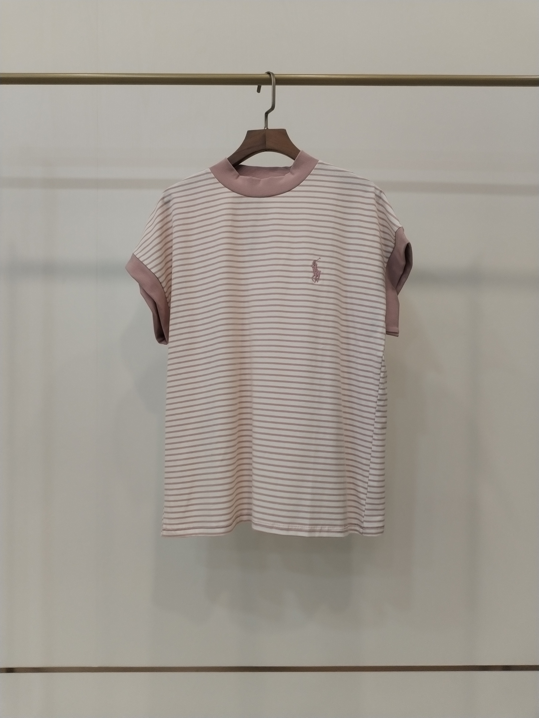 2855 Stancelle Striped Cap Sleeve Cotton Top (B53-55cm; L 64cm)