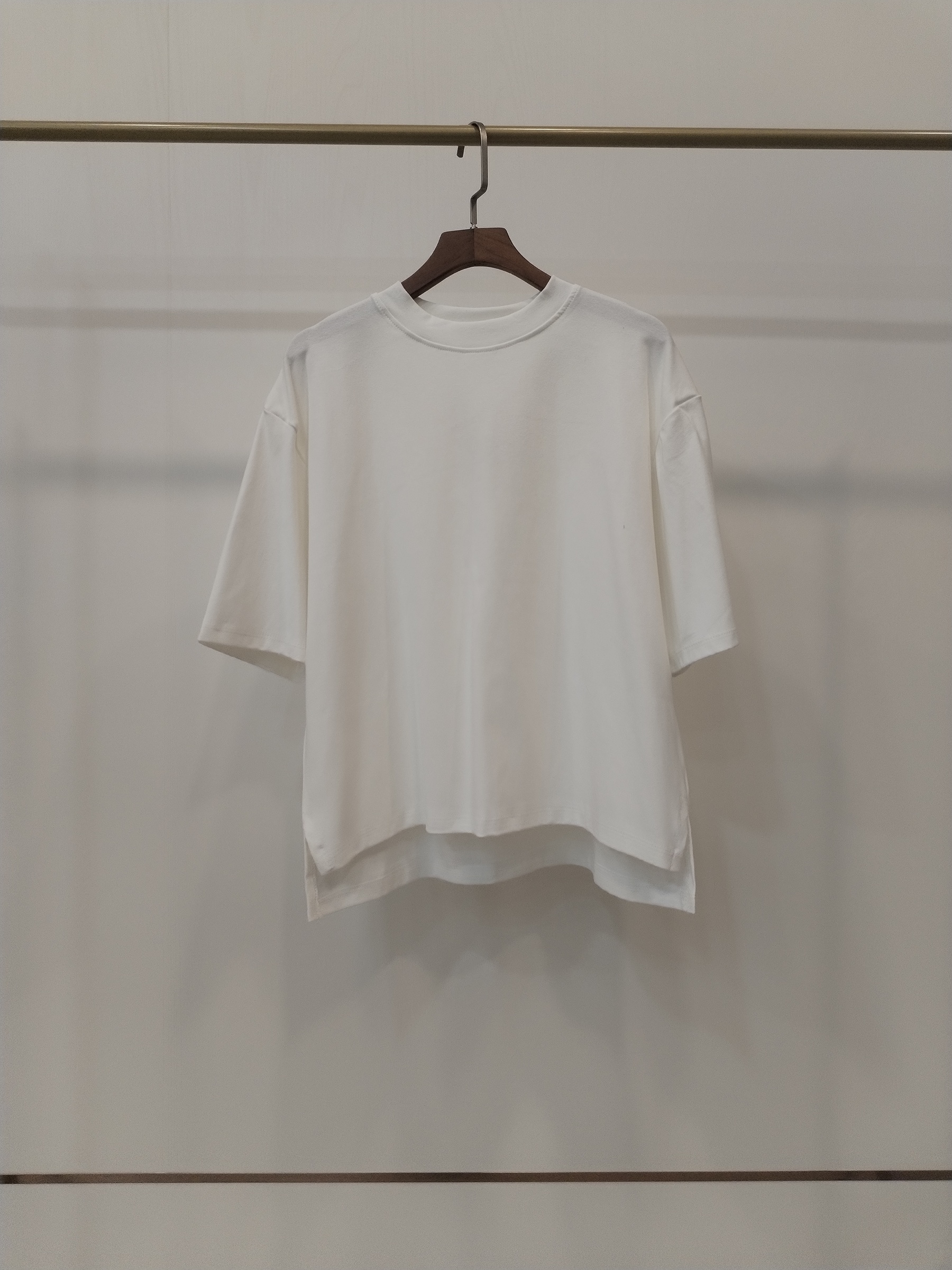 2854 Oanez Oversized Round Neck Cotton Top (B 50-55cm; L 57/60cm)
