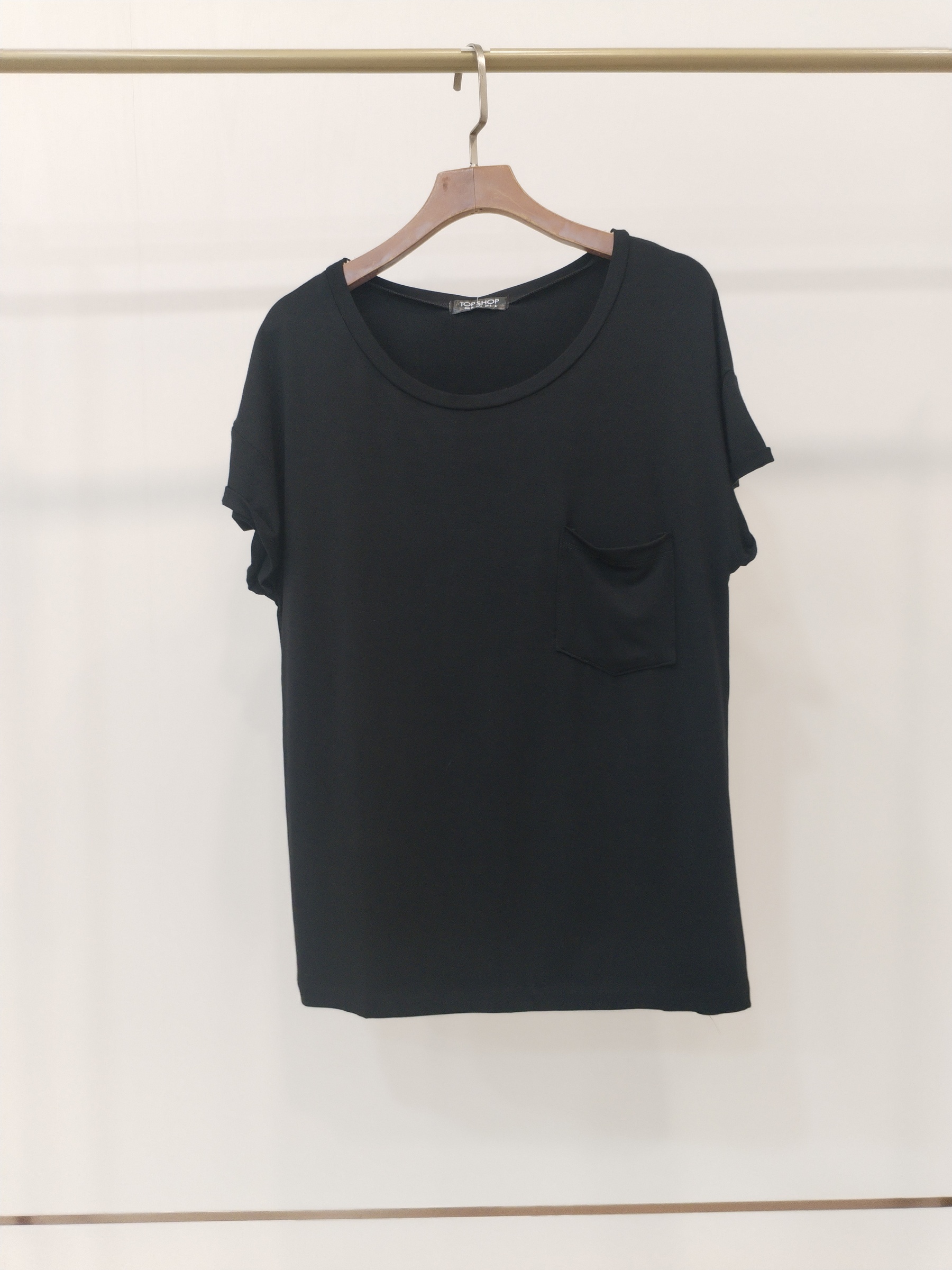 2863 Fillmore Folded Cap Sleeve Soft Cotton Top (B 46-52cm; L 59cm)