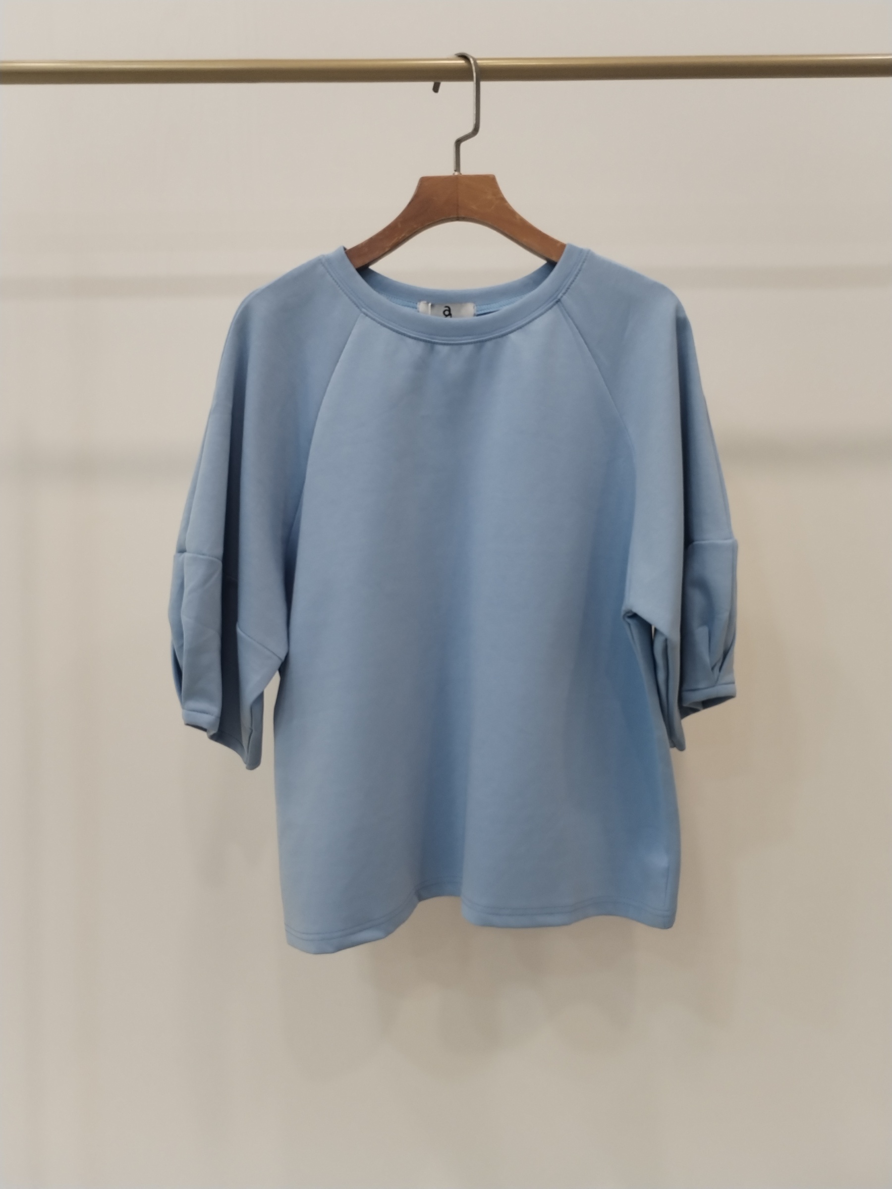 2866 Mavie Mid Sleeve Cotton Top (B 52-55cm; L 55cm)