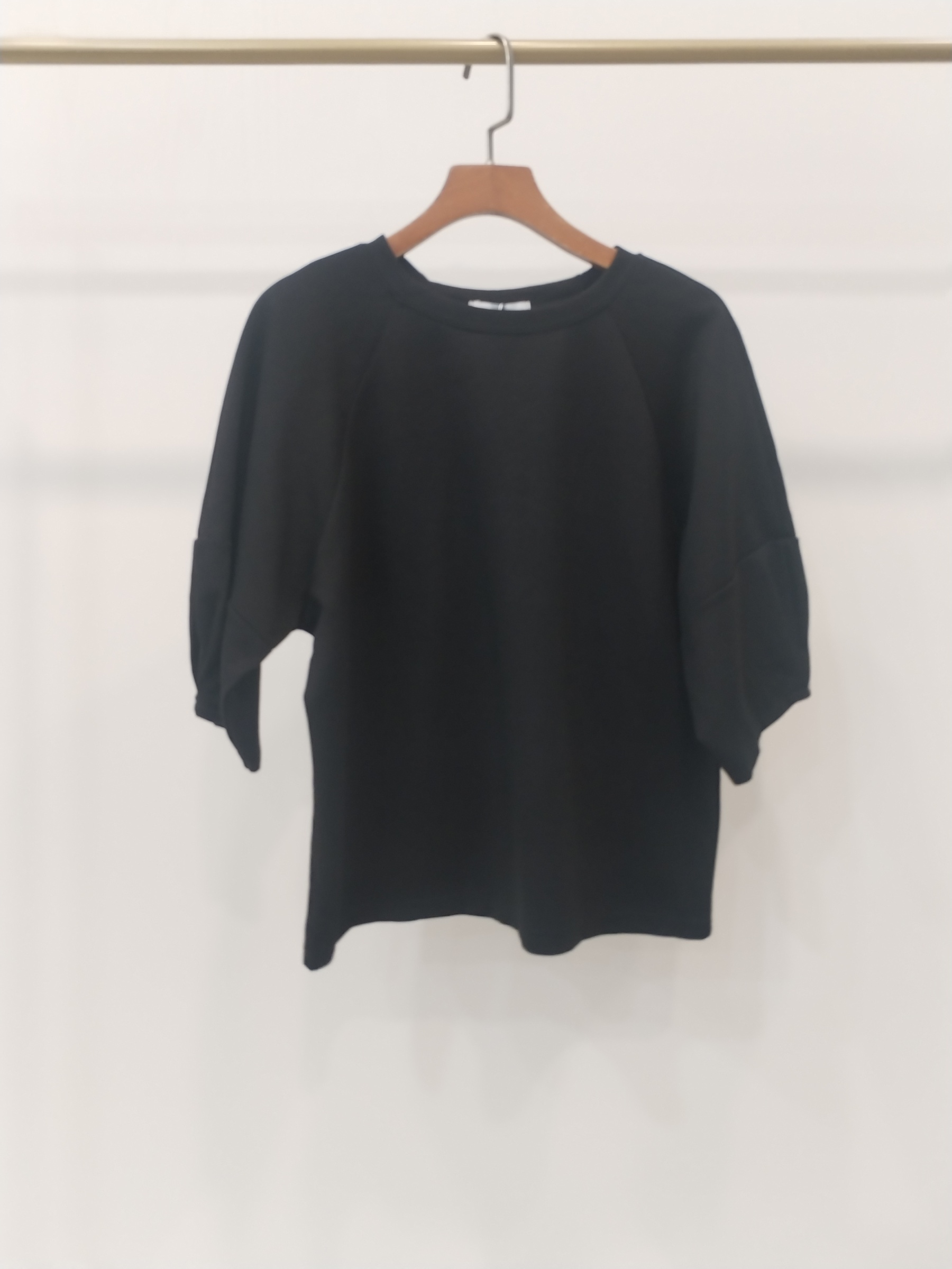 2866 Mavie Mid Sleeve Cotton Top (B 52-55cm; L 55cm)
