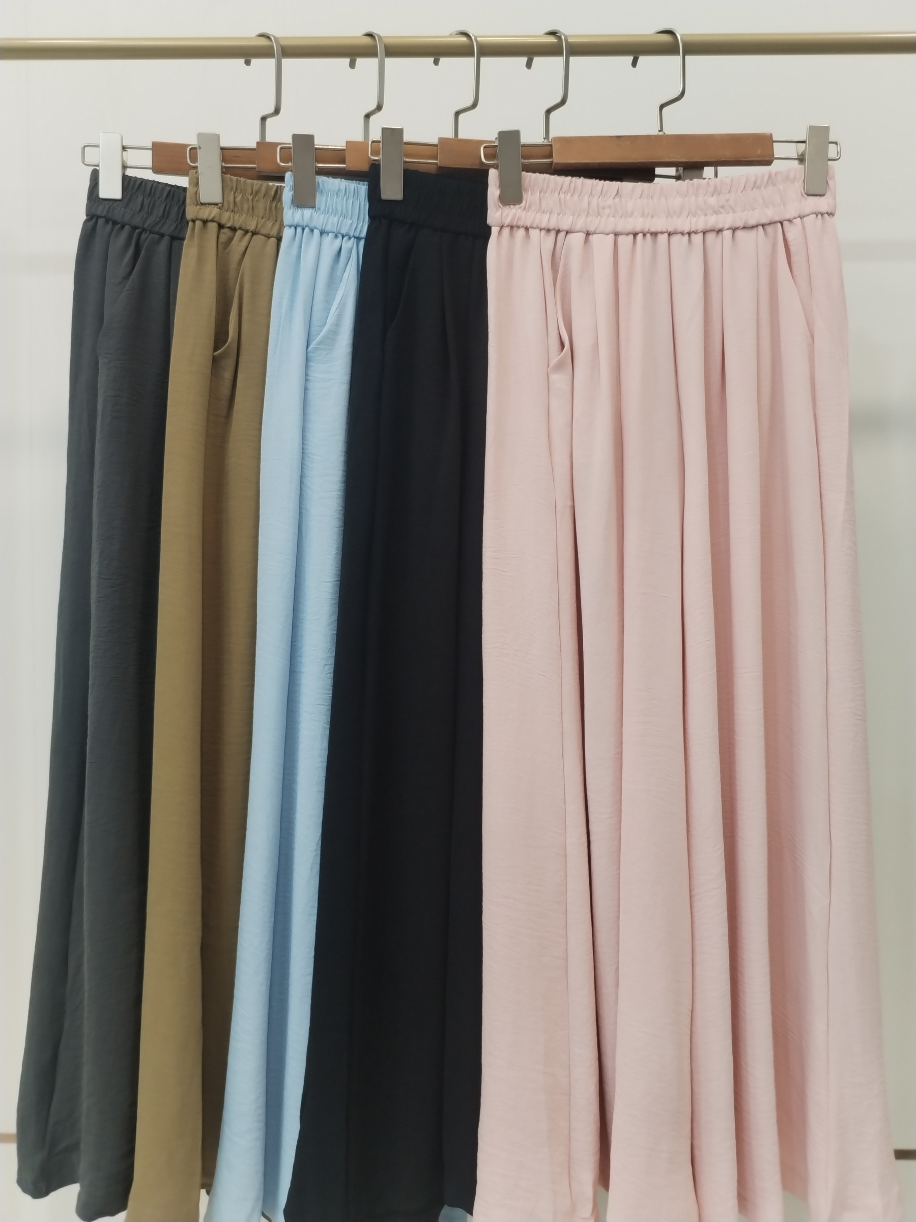 2411 Earla Elastic Waist Palazzo w Pockets (UW 32-43cm; H 45-62cm; L 90cm)