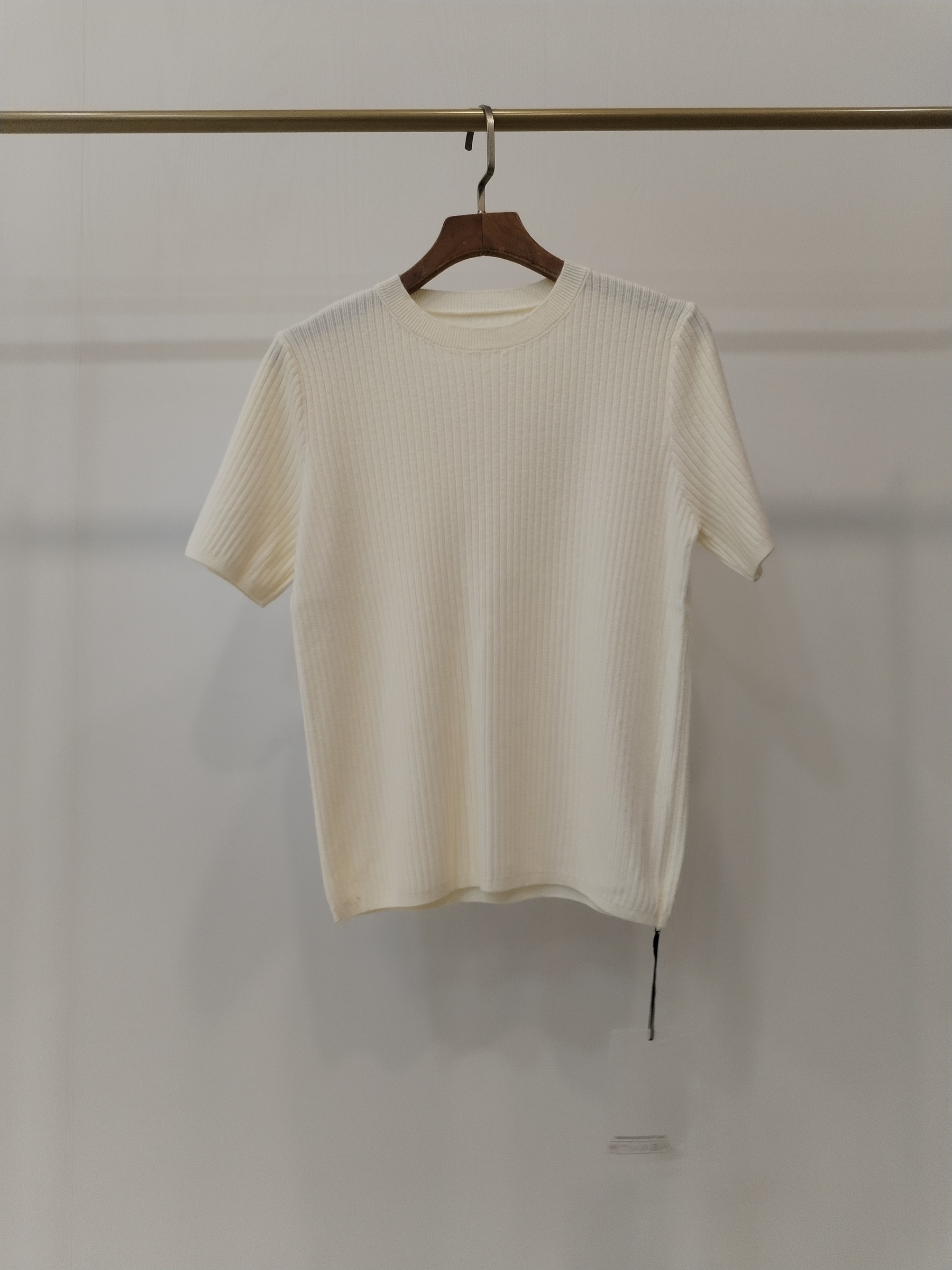 881 Ryanna Round Neck Ribbed Knit Top (B 39-50cm; L 51cm)