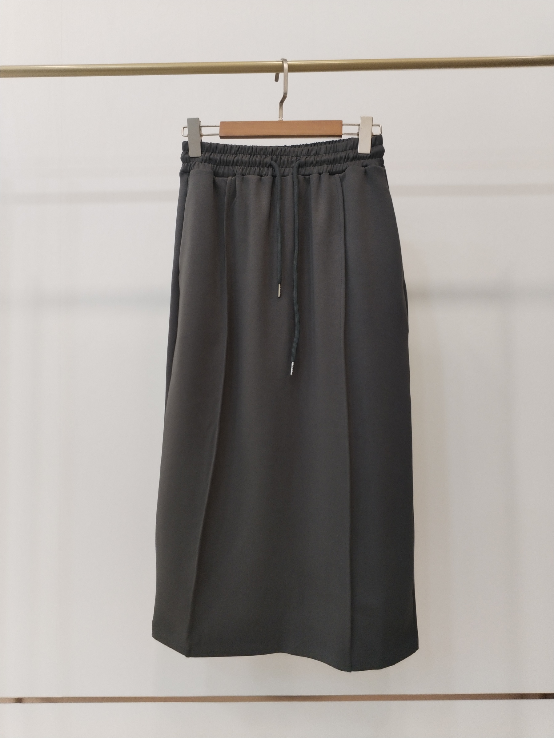 1167 Eldrine Elastic Waist Comfy Midi Skirt (UW 32-43cm; H 50-67cm; L 80cm)